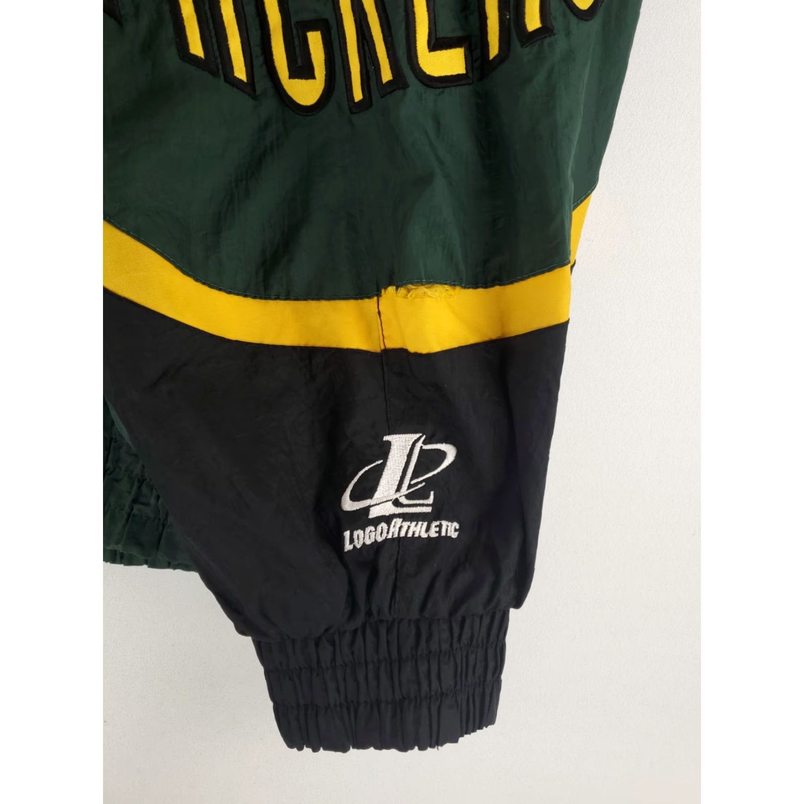 Logo Athletic VINTAGE Logo Athletic Windbreaker Jacket Green Bay Packers VTG 90s Full Zip Mens 3XL Green Size US XXL / EU 58 / 5 - 7 Thumbnail