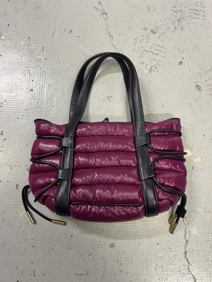 Moncler FW2010s Moncler Puffer Purple Handle Bag Size ONE SIZE - 7 Thumbnail
