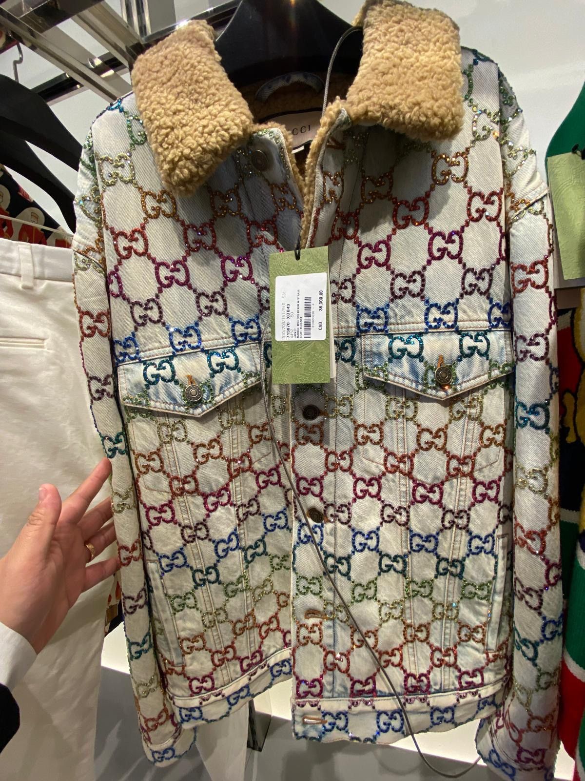 Gucci 💥$36K VALUE💥LIMITED💥Gucci GG Logo Denim Shearling Jacket Size US M / EU 48-50 / 2 - 4 Thumbnail