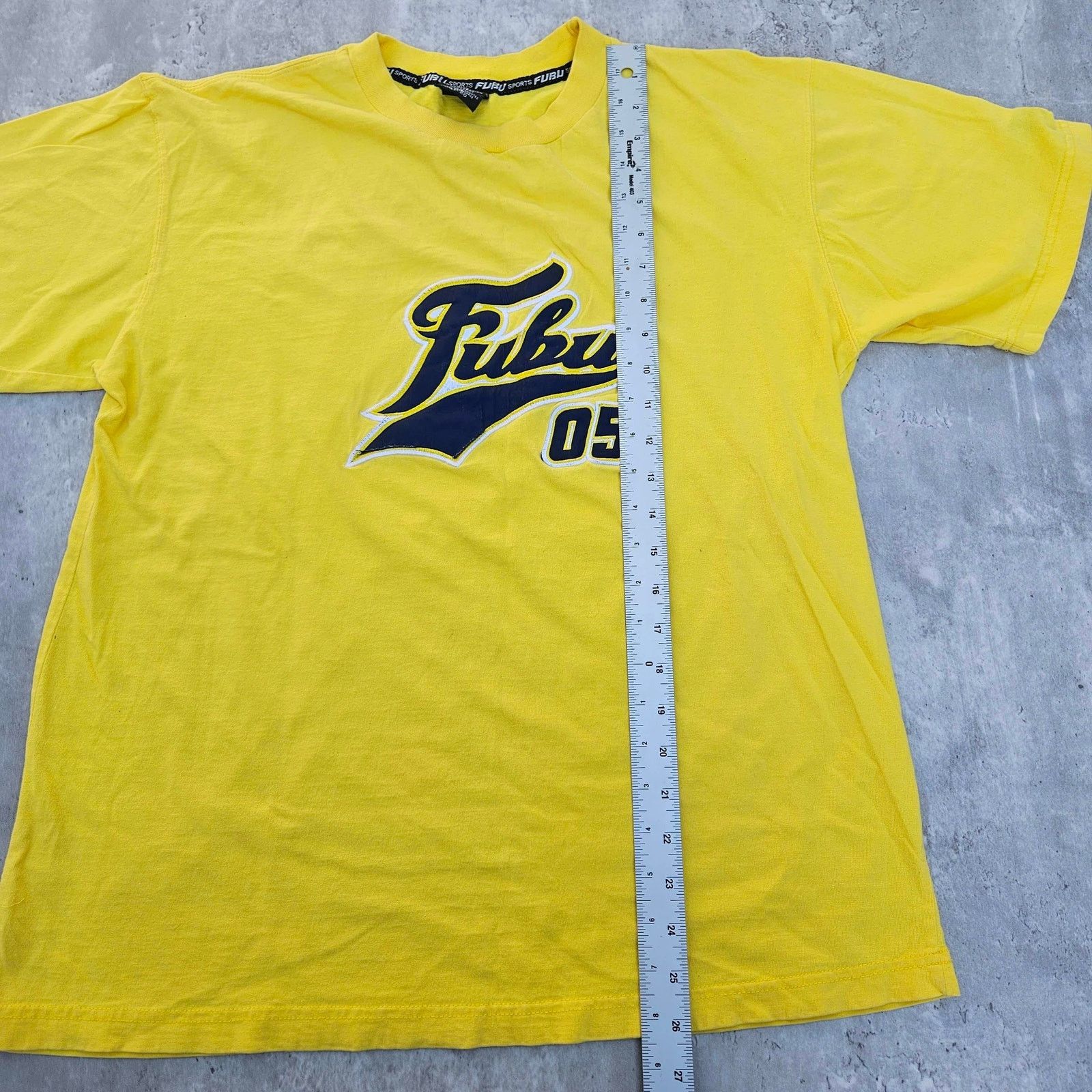 Fubu Vintage FUBU Shirt Size X-Large Yellow Size US XL / EU 56 / 4 - 5 Thumbnail
