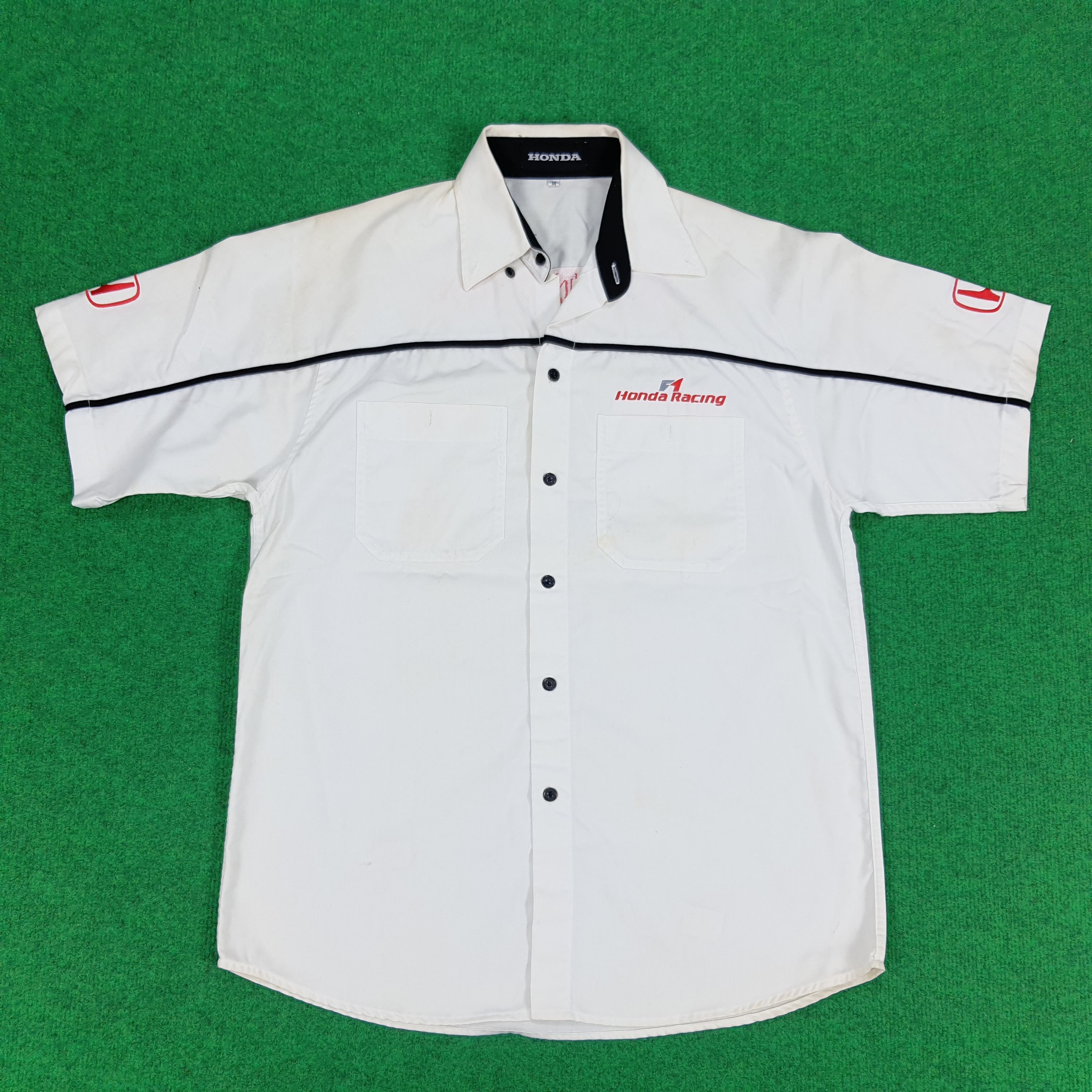 Honda × Vintage Vintage HONDA Japan Motorsports Racing Workshirt Size US M / EU 48-50 / 2 - 3 Thumbnail