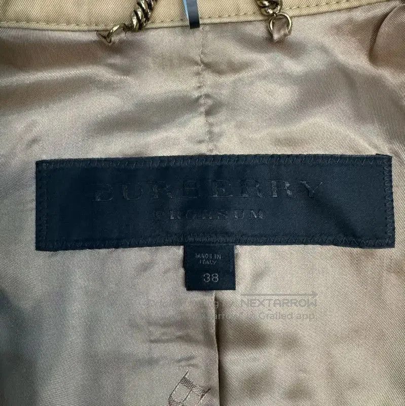 Burberry Burberry Brown Cotton Women's Jacket. Size S / US 4 / IT 40 - 7 Thumbnail