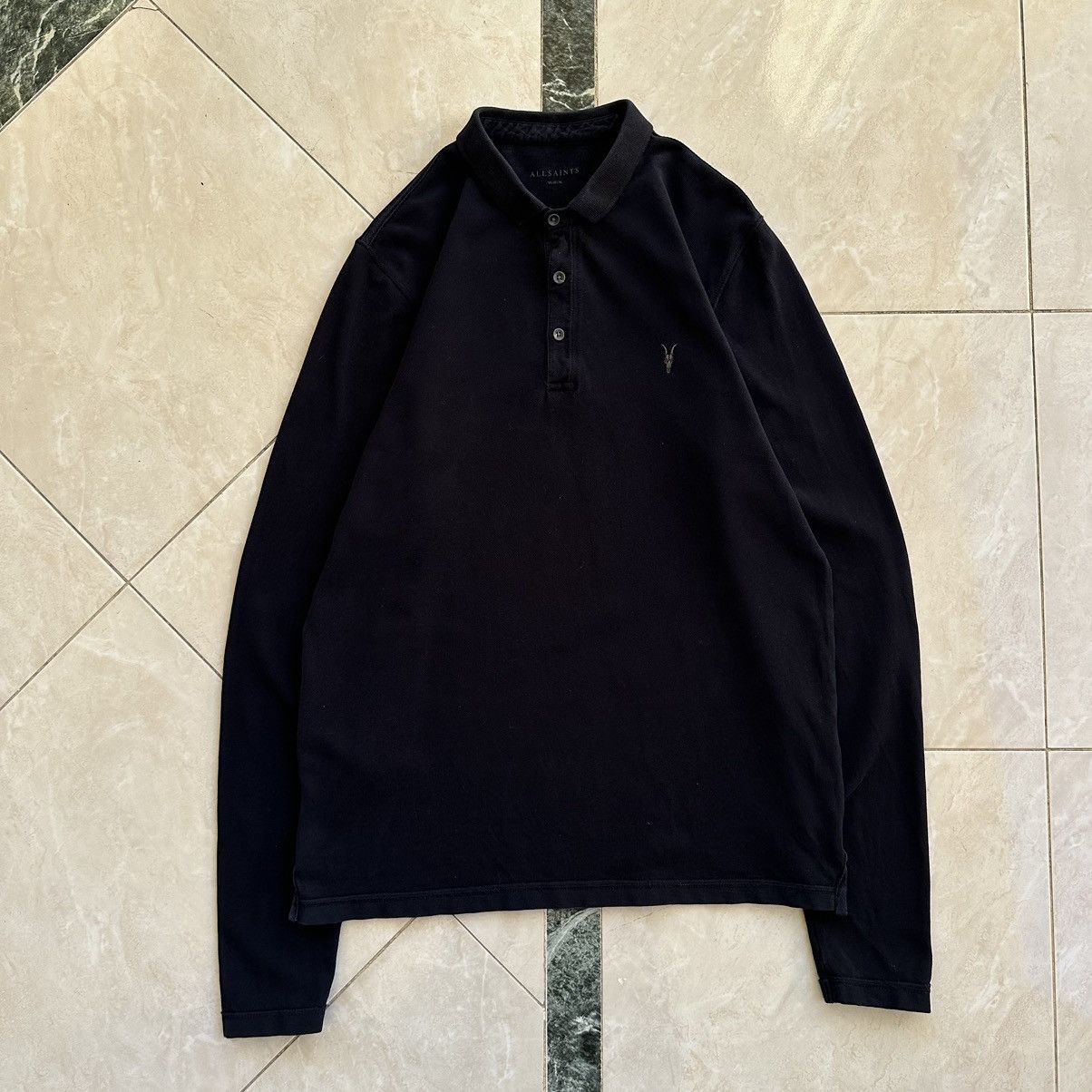 Allsaints All saints Navy Blue long sleeve Tshirt Size US M / EU 48-50 / 2 - 1 Thumbnail