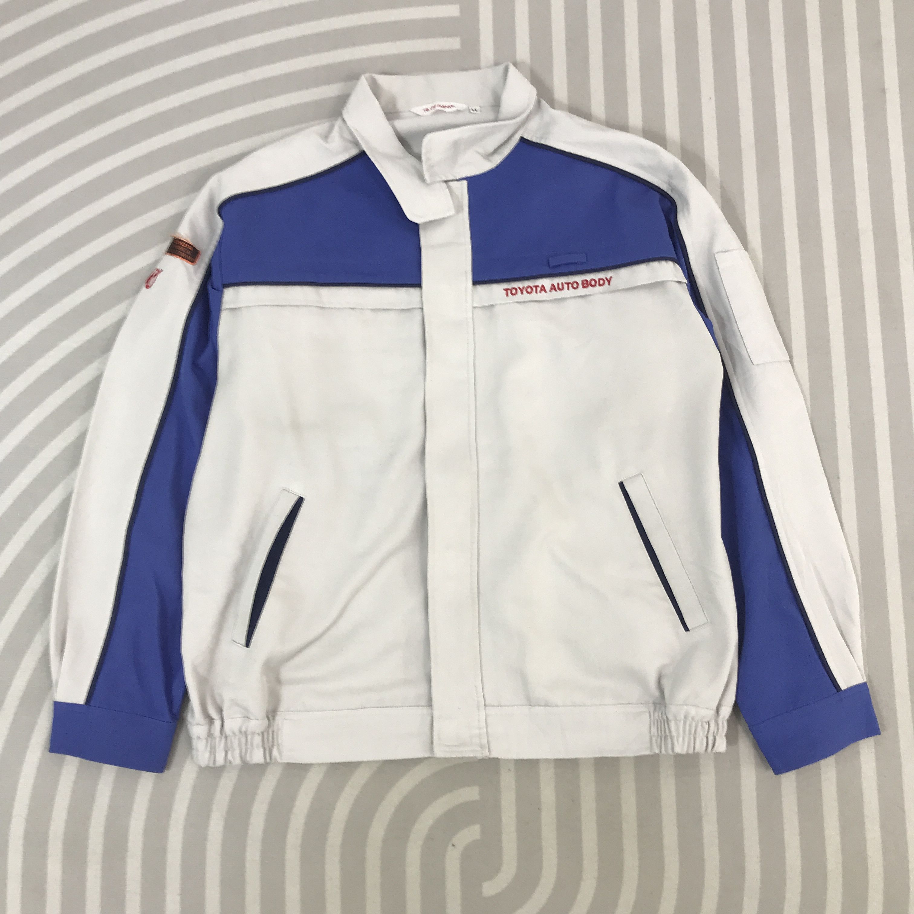 Japanese Brand × Vintage Vintage Toyota Auto Body Racing uniforms Jacket Size US L / EU 52-54 / 3 - 1 Thumbnail