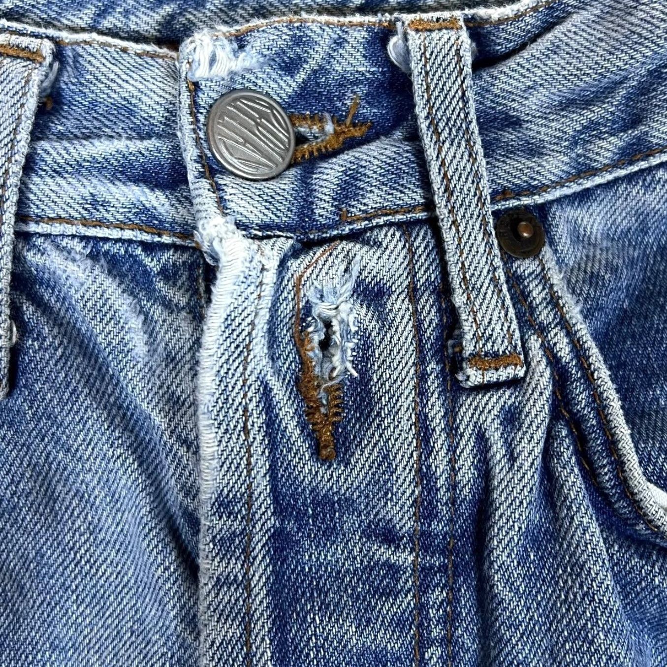Replay REPLAY JEANS Style 901 Regular Made In Italy Blue Denim Jeans 26 Womens Straight 26" Misses Size 26" / US 2 / IT 38 - 7 Thumbnail