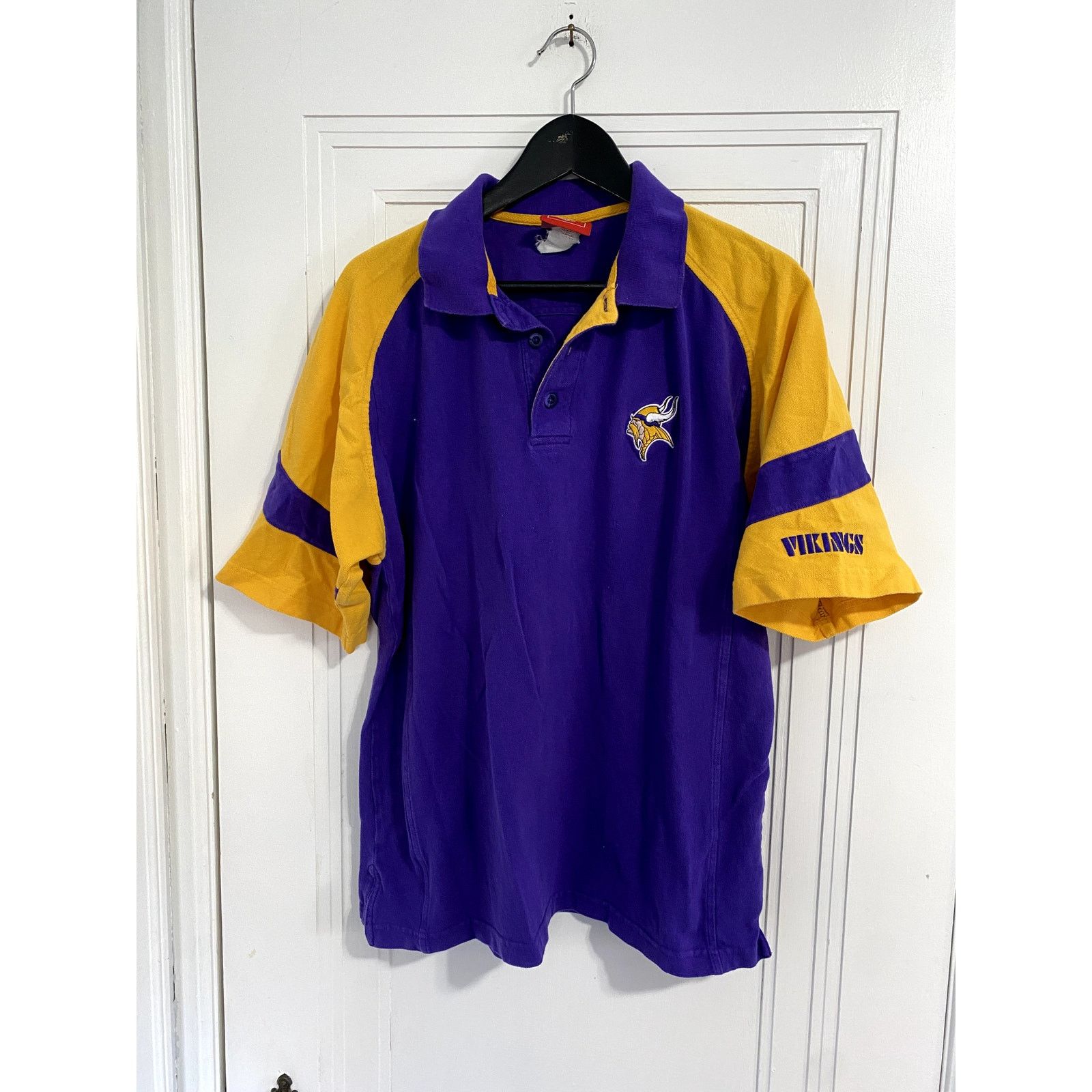 NFL Vintage Minnesota Vikings Polo Shirt Size Large Size US L / EU 52-54 / 3 - 1 Thumbnail