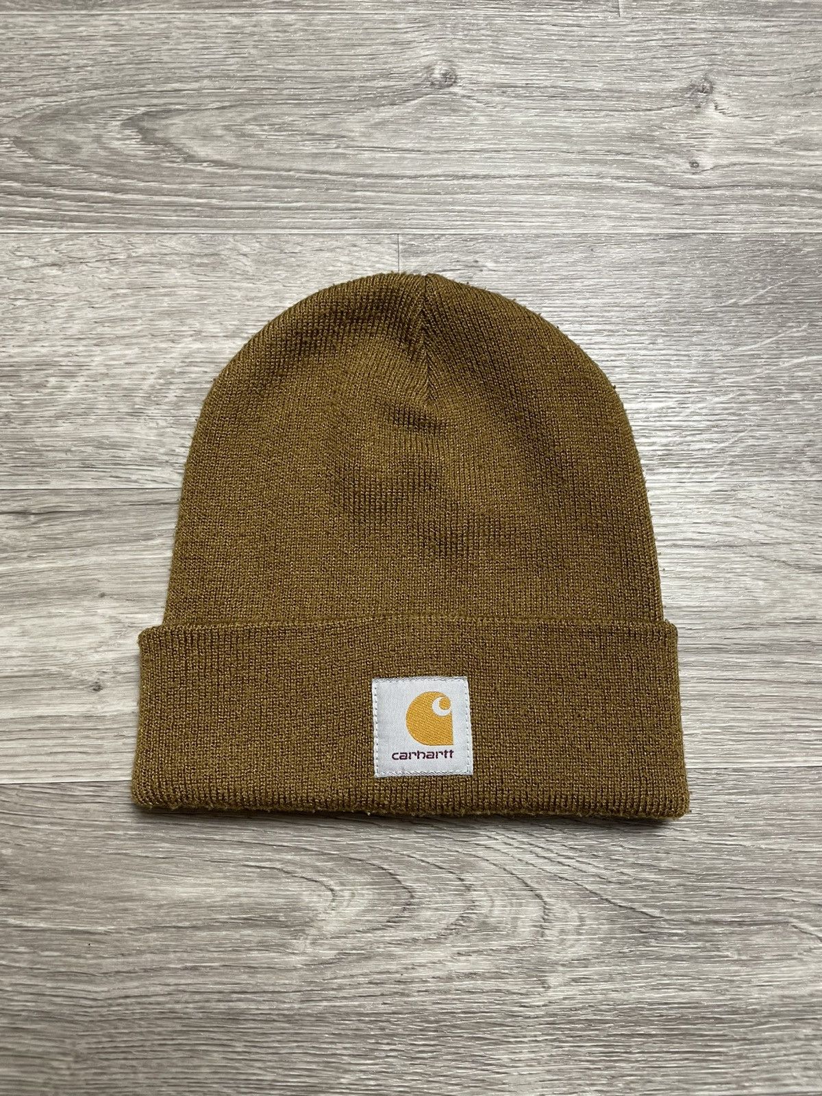 Carhartt Vintage Carhartt Brown Arcylic Watch Hat Beanie Size ONE SIZE - 1 Thumbnail
