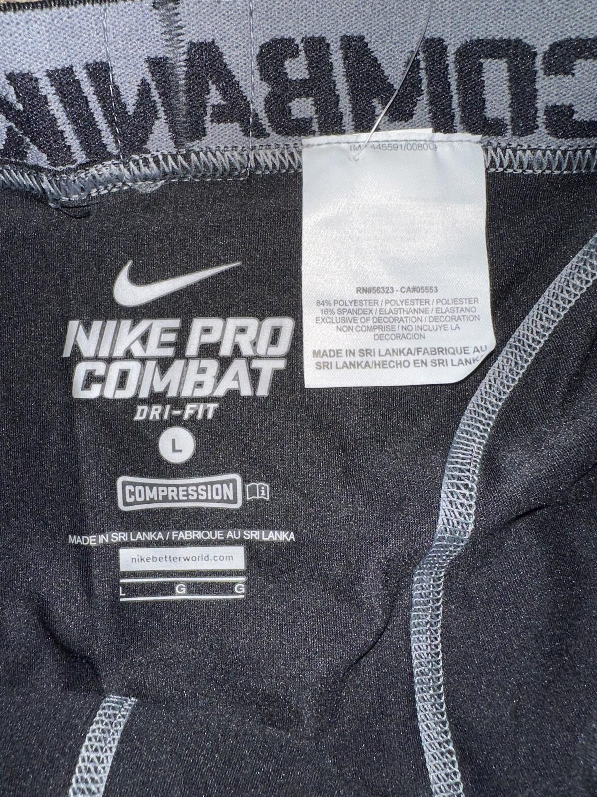 Nike Nike Men’s Pro Gray Compression Baselayer Shorts Size US 34 / EU 50 - 5 Thumbnail
