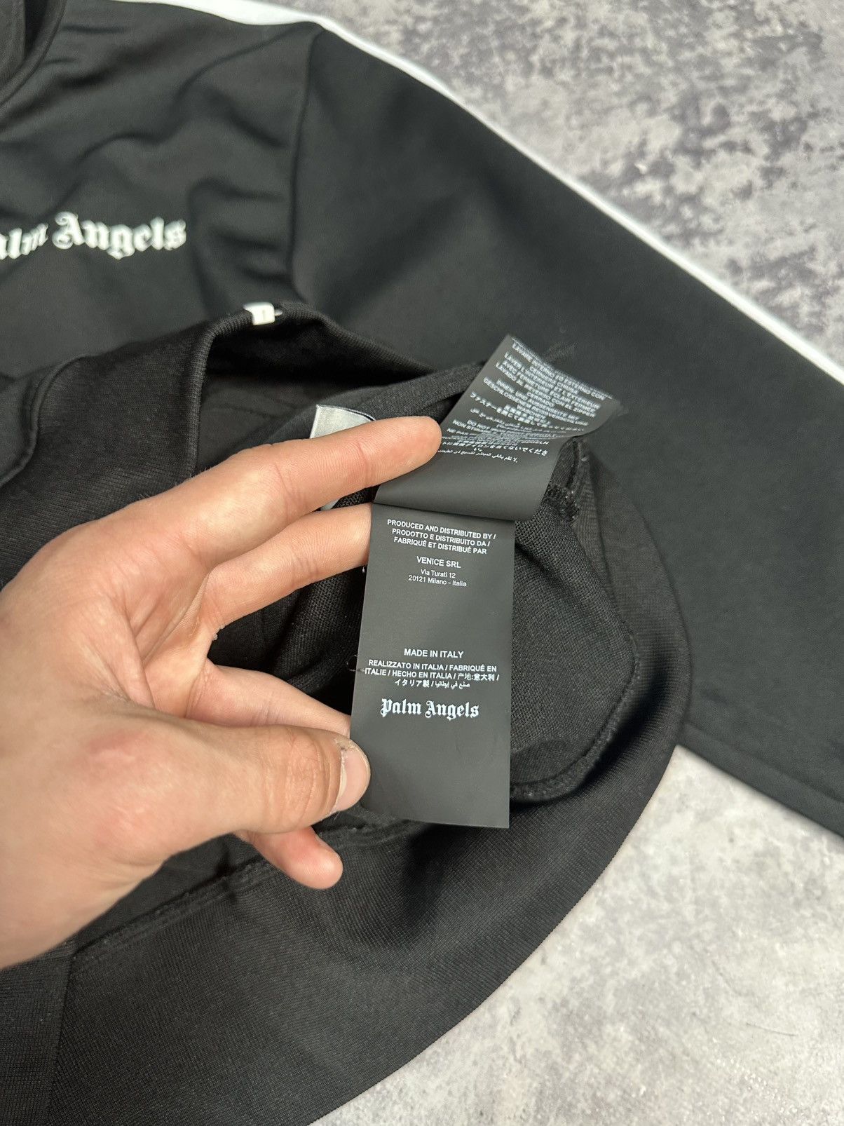 Palm Angels Palm Angels Track Zip Hoodie Black Size US L / EU 52-54 / 3 - 11 Thumbnail