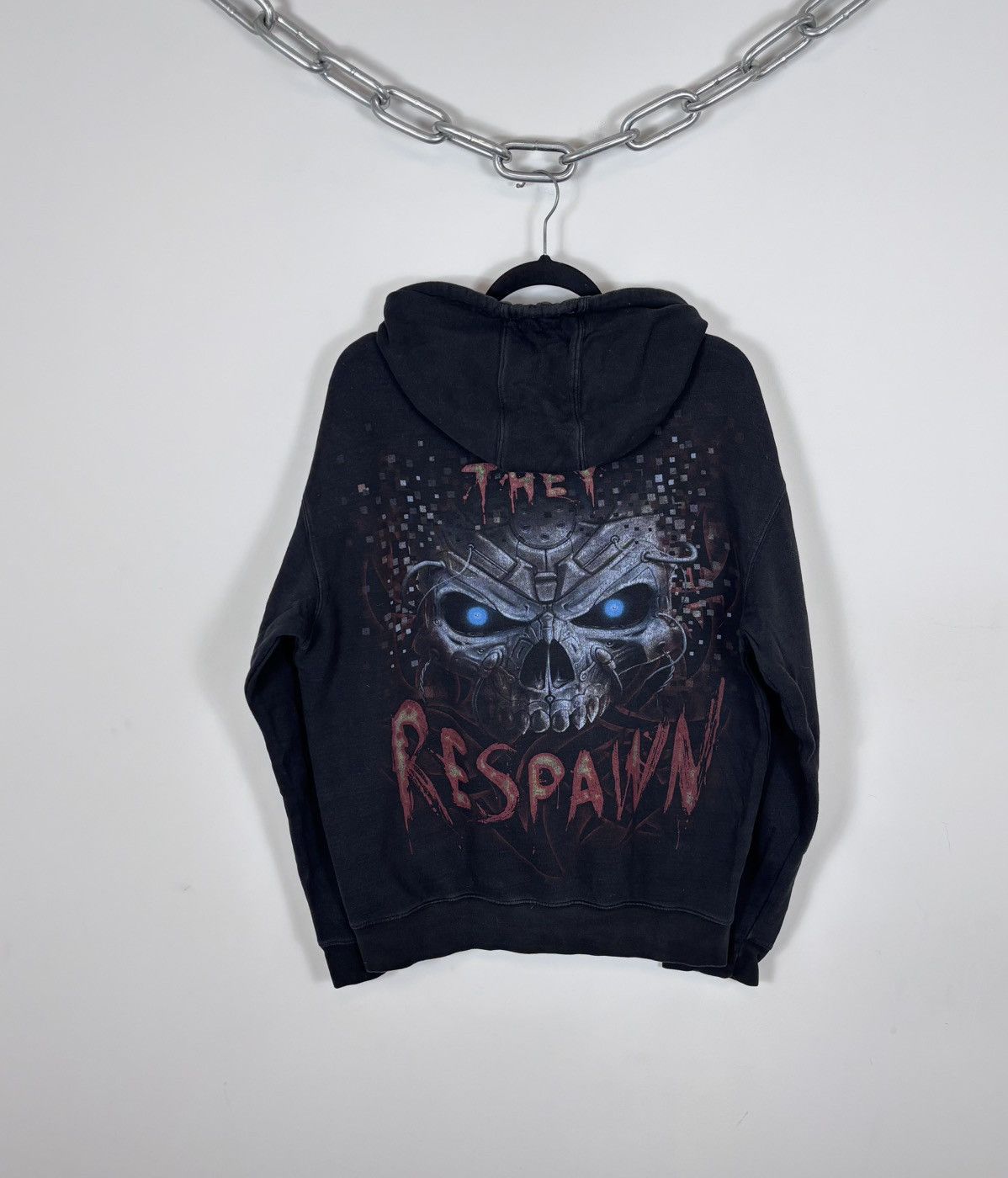 Other Spiral Direct Y2K Big Skeleton Skulls Gamer Black Hoodie Size US L / EU 52-54 / 3 - 2 Thumbnail
