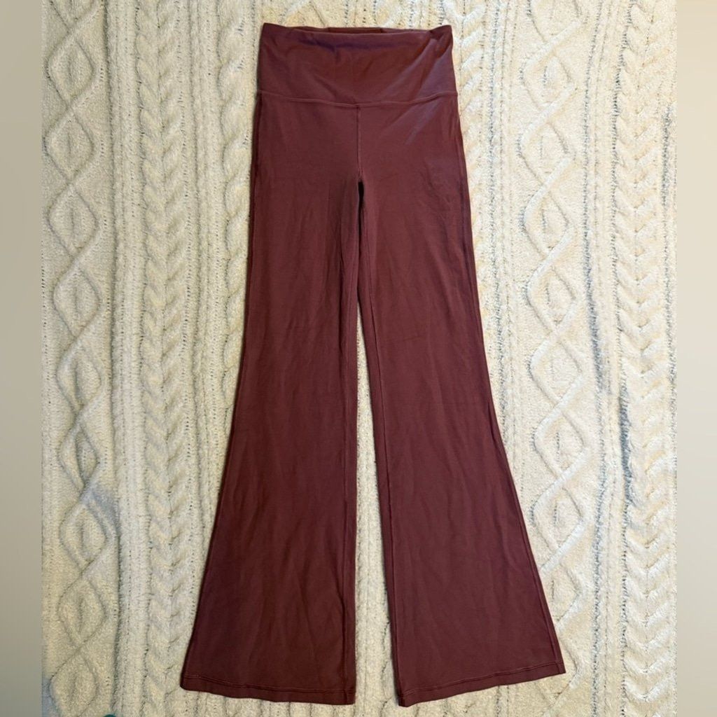 Athleta Athleta Women's Elation Flare Pant Spiced Cabernet Size XS Size 26" / US 2 / IT 38 - 11 Thumbnail