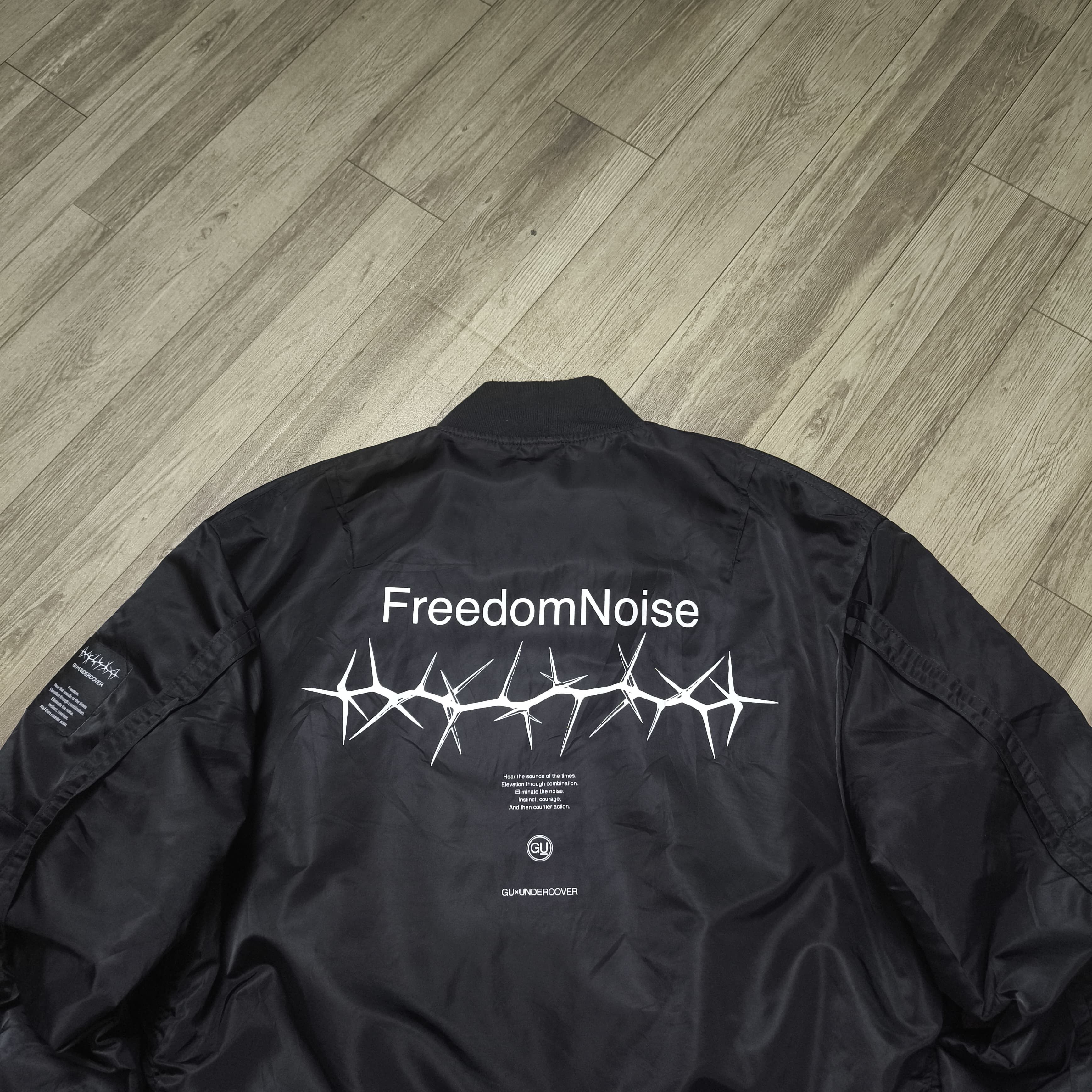GU × Undercover Undercover GU Freedom Noise MA-1 Bomber Jacket Size US M / EU 48-50 / 2 - 3 Thumbnail