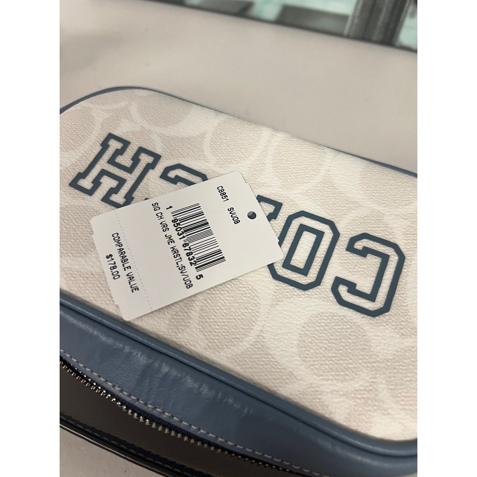 Coach Coach CB851 Jamie Wristlet In Signature Canvas IN Chalk Size ONE SIZE - 5 Thumbnail