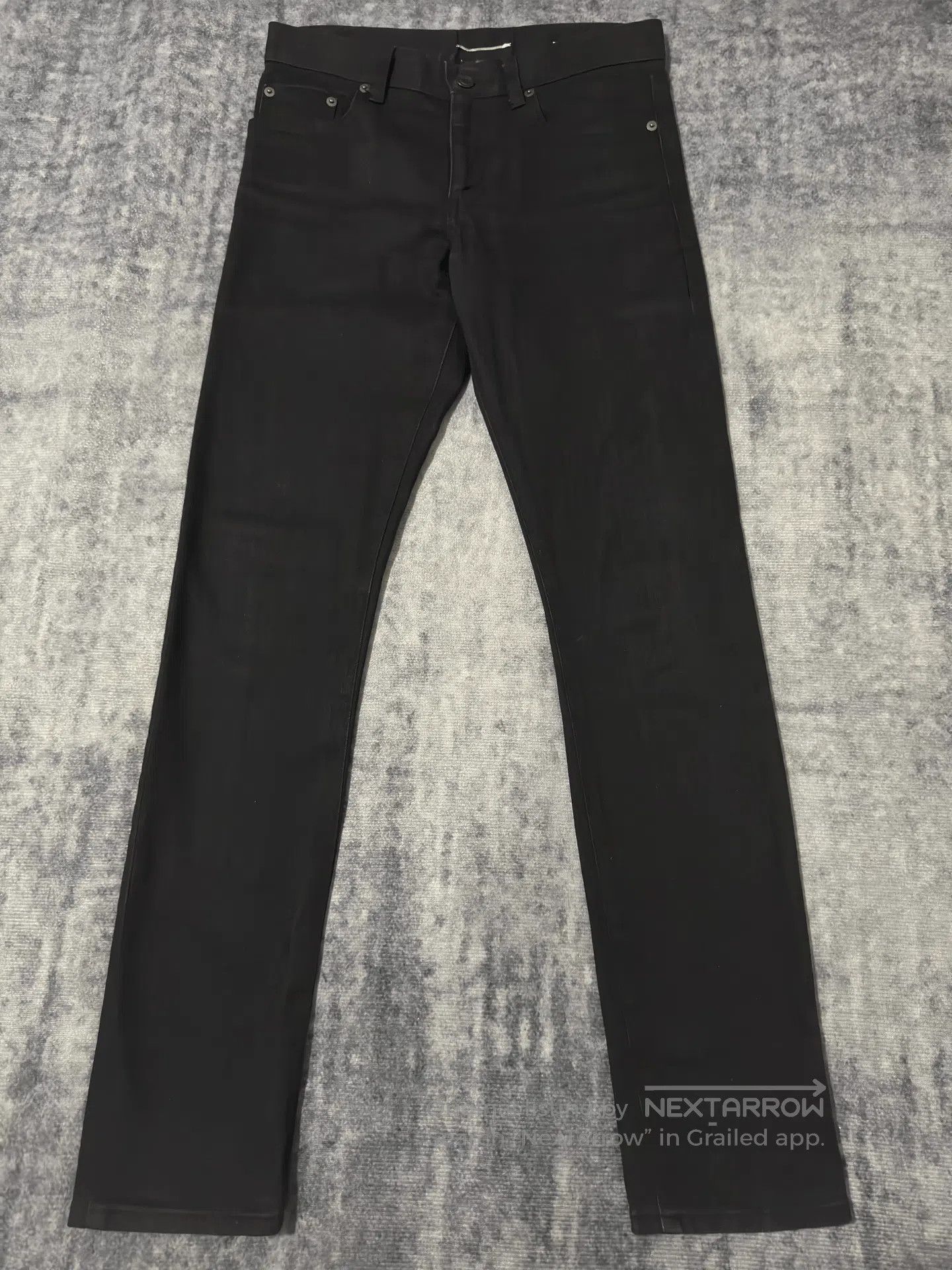 Saint Laurent Paris Saint Laurent Black Slim Fit Jeans. Size US 28 / EU 44 - 1 Thumbnail