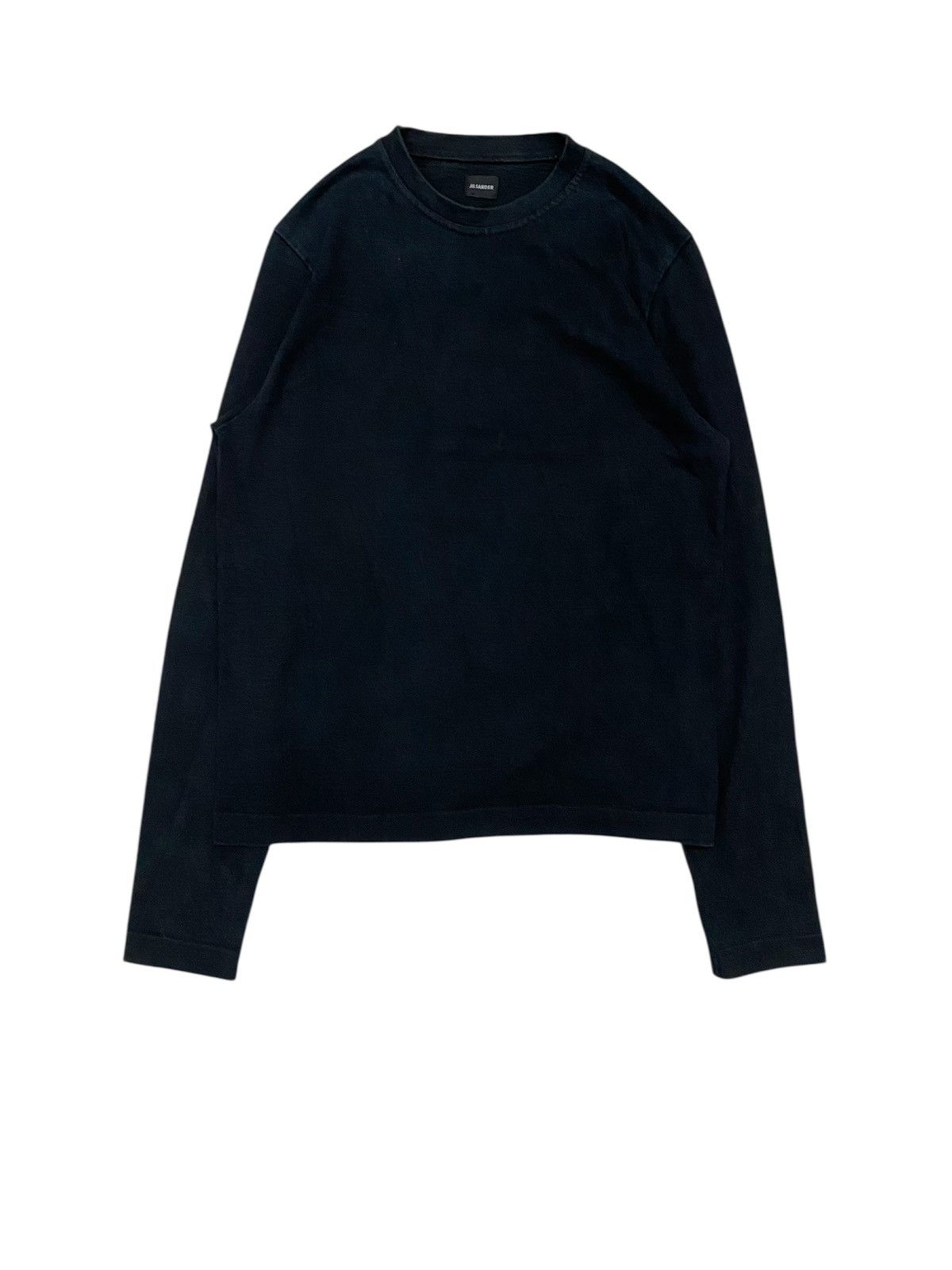 Jil Sander 1990s Black LS shirt Size US M / EU 48-50 / 2 - 1 Thumbnail