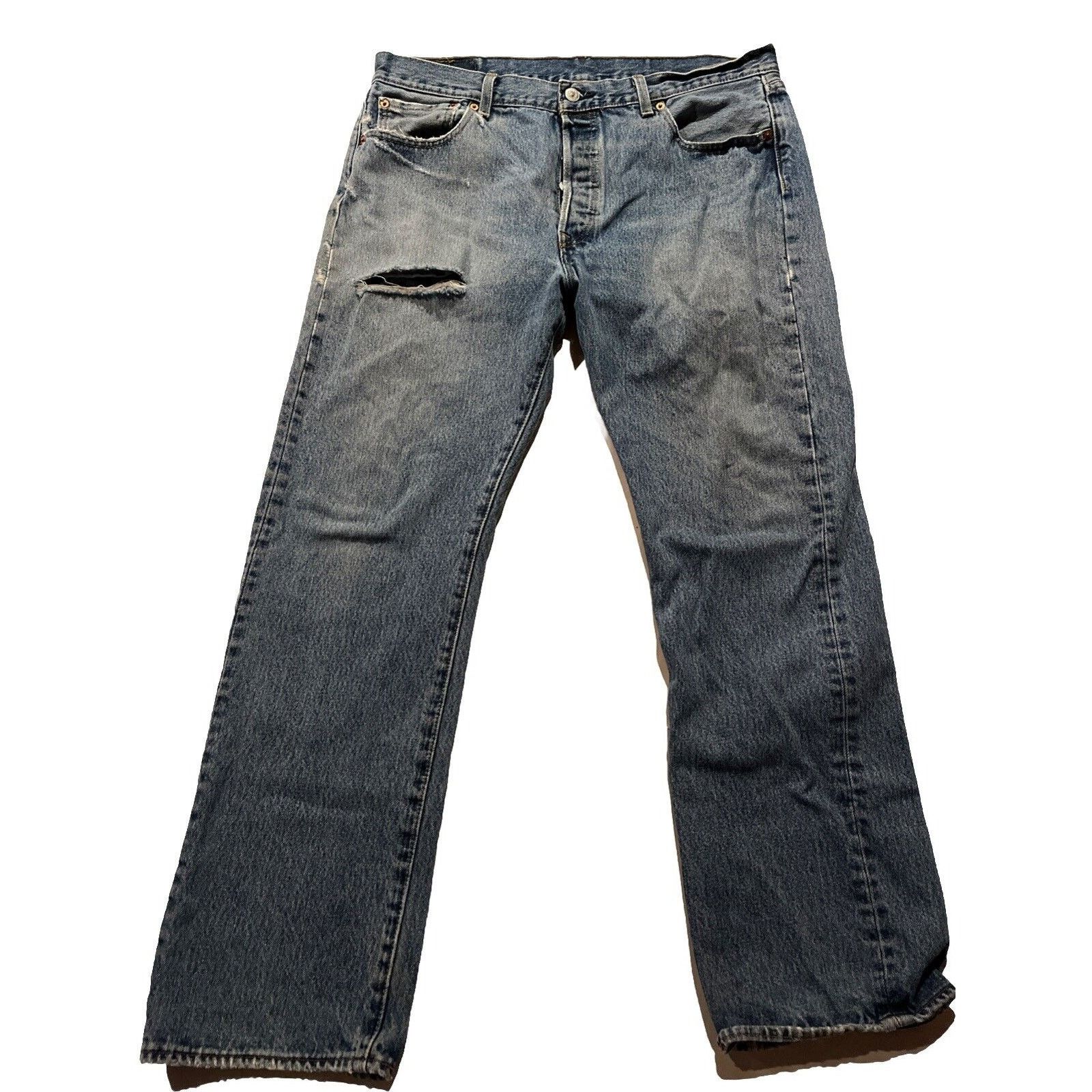 Levi's Levi’s VTG 501 XX Jeans 36x30 Fit Blue Y2K Denim Button Fly Size US 36 / EU 52 - 1 Thumbnail