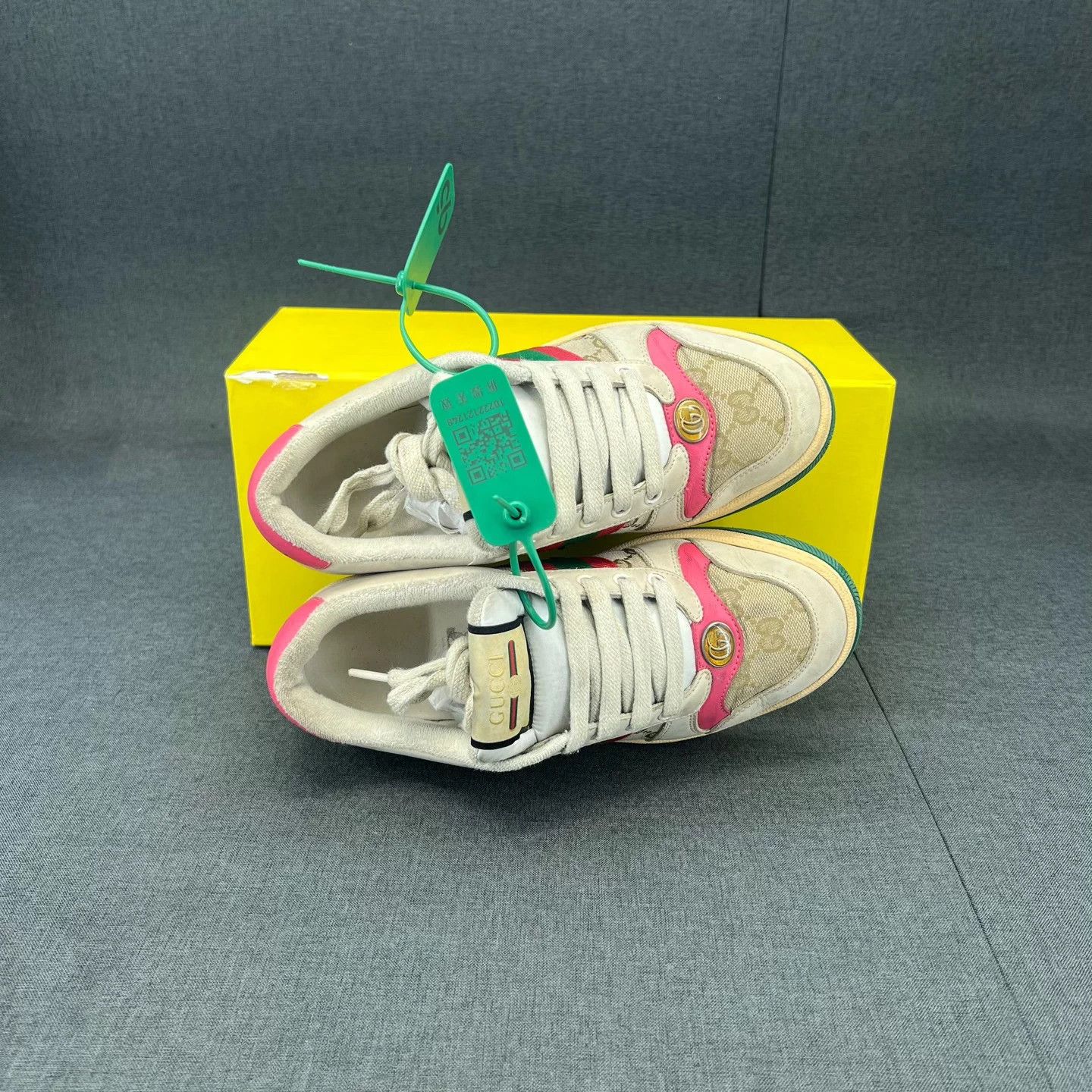 Gucci Gucci distressed sneakers fuchsia size 36 Size US 6 / IT 36 - 5 Thumbnail