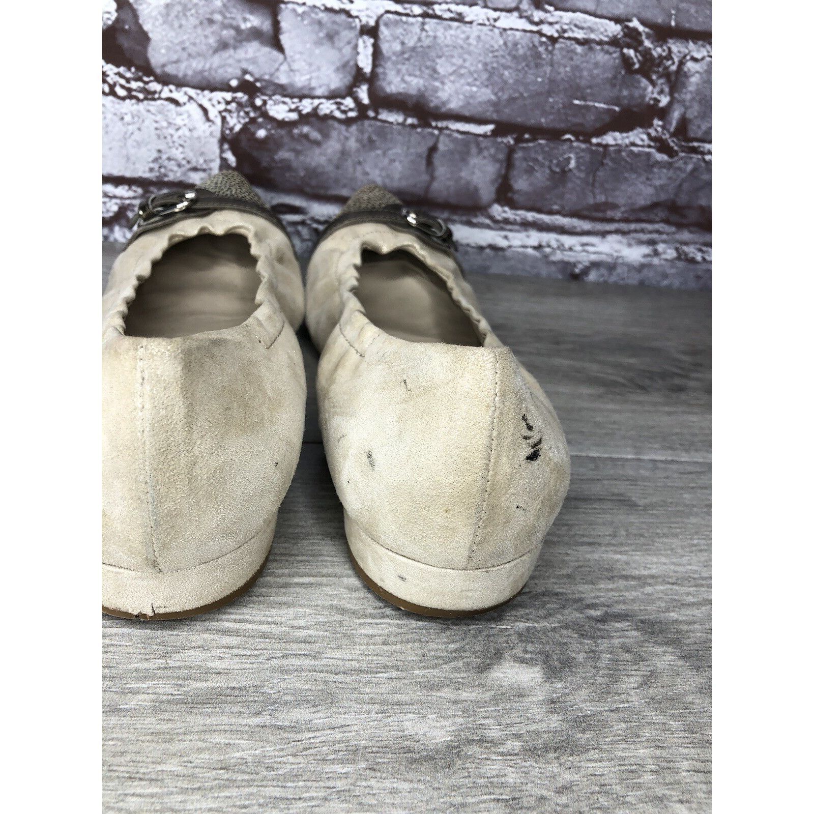 Other Attilio Giusti Leombruni Beige Leather Snake Pointed Cap Toe Size US 9 / IT 39 - 5 Thumbnail
