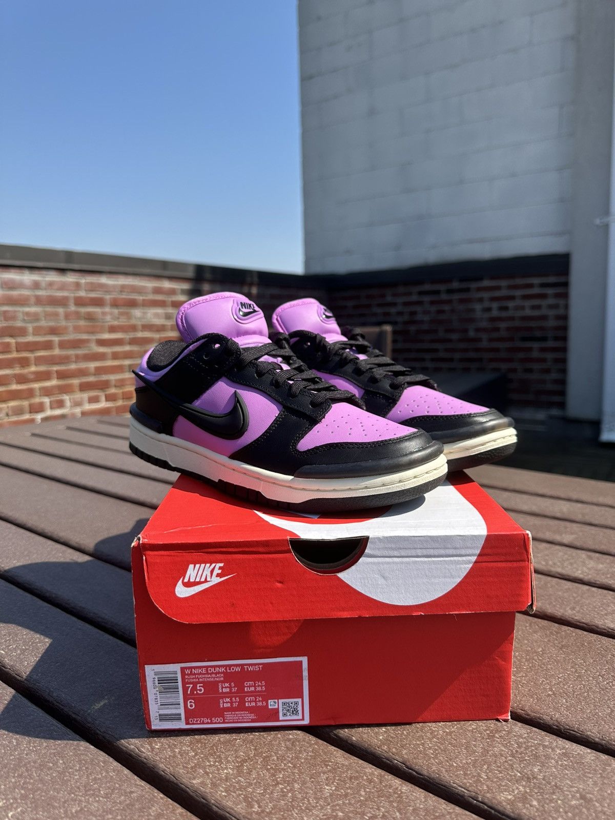 Nike “Rush Fuschia” Nike Dunk Low Twist (W) Size US 7.5 / IT 37.5 - 1 Thumbnail