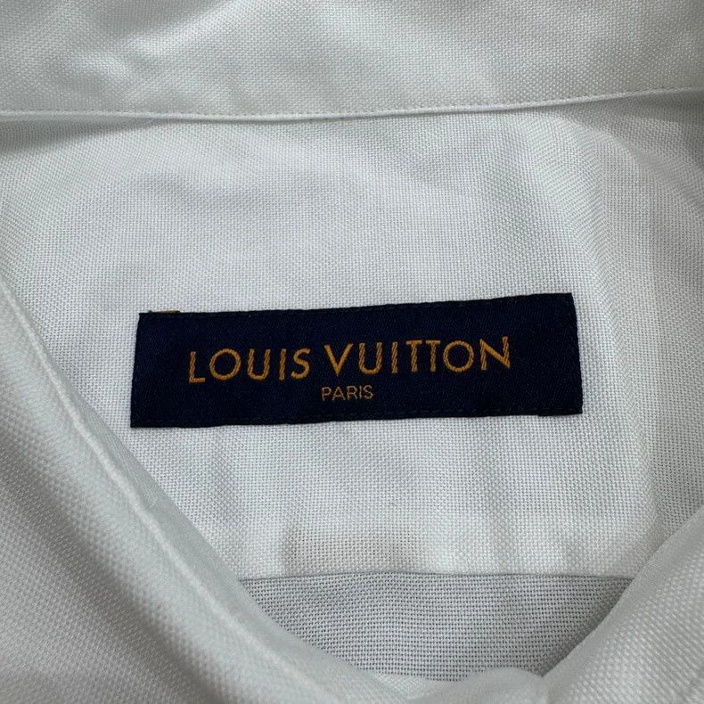 Louis Vuitton Louis Vuitton White Long Sleeve Shirt-2507 Size US XXL / EU 58 / 5 - 3 Thumbnail