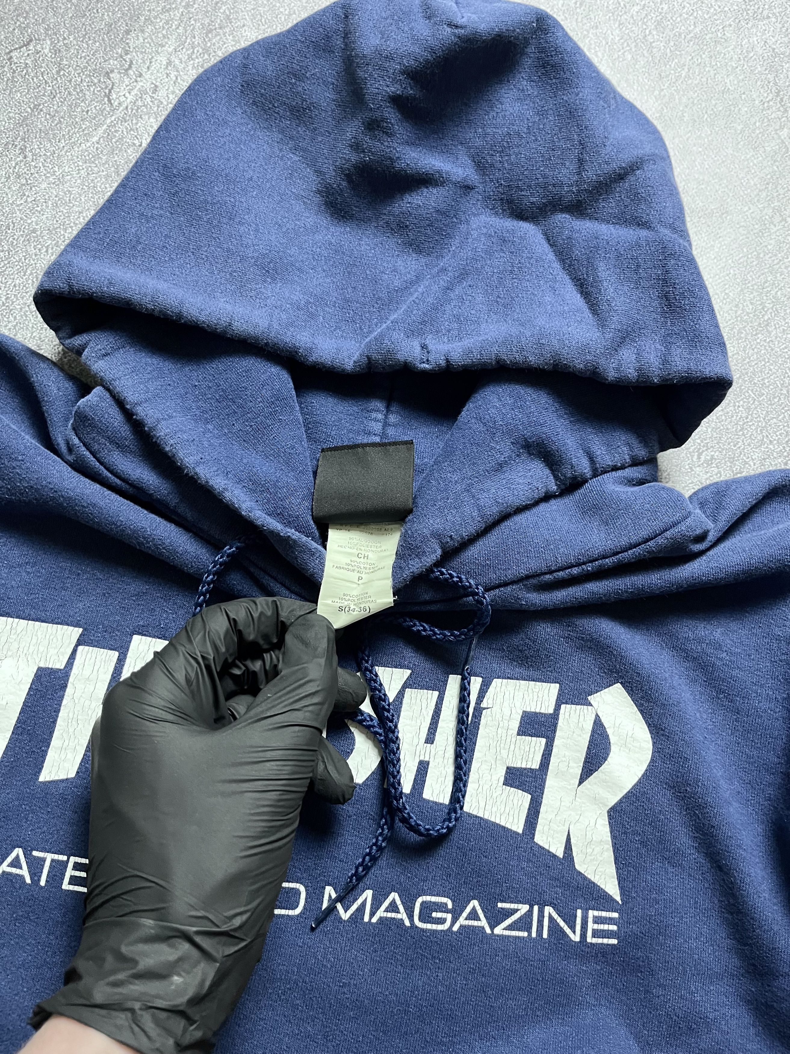 Thrasher Men’s Thrasher Skateboard Magazine Pullover Hoodie Blue S Size US S / EU 44-46 / 1 - 6 Thumbnail