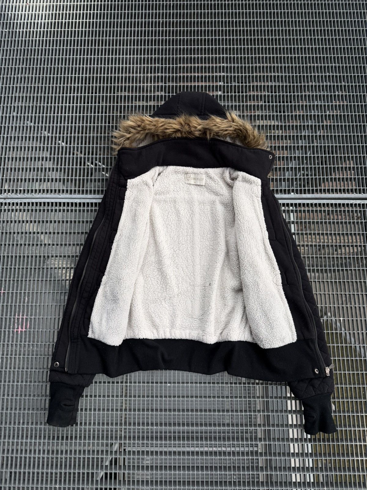 Other Streetwear Wool Wooden Lockers Fur Bomber Y2K Jacket Size M / US 6-8 / IT 42-44 - 8 Thumbnail