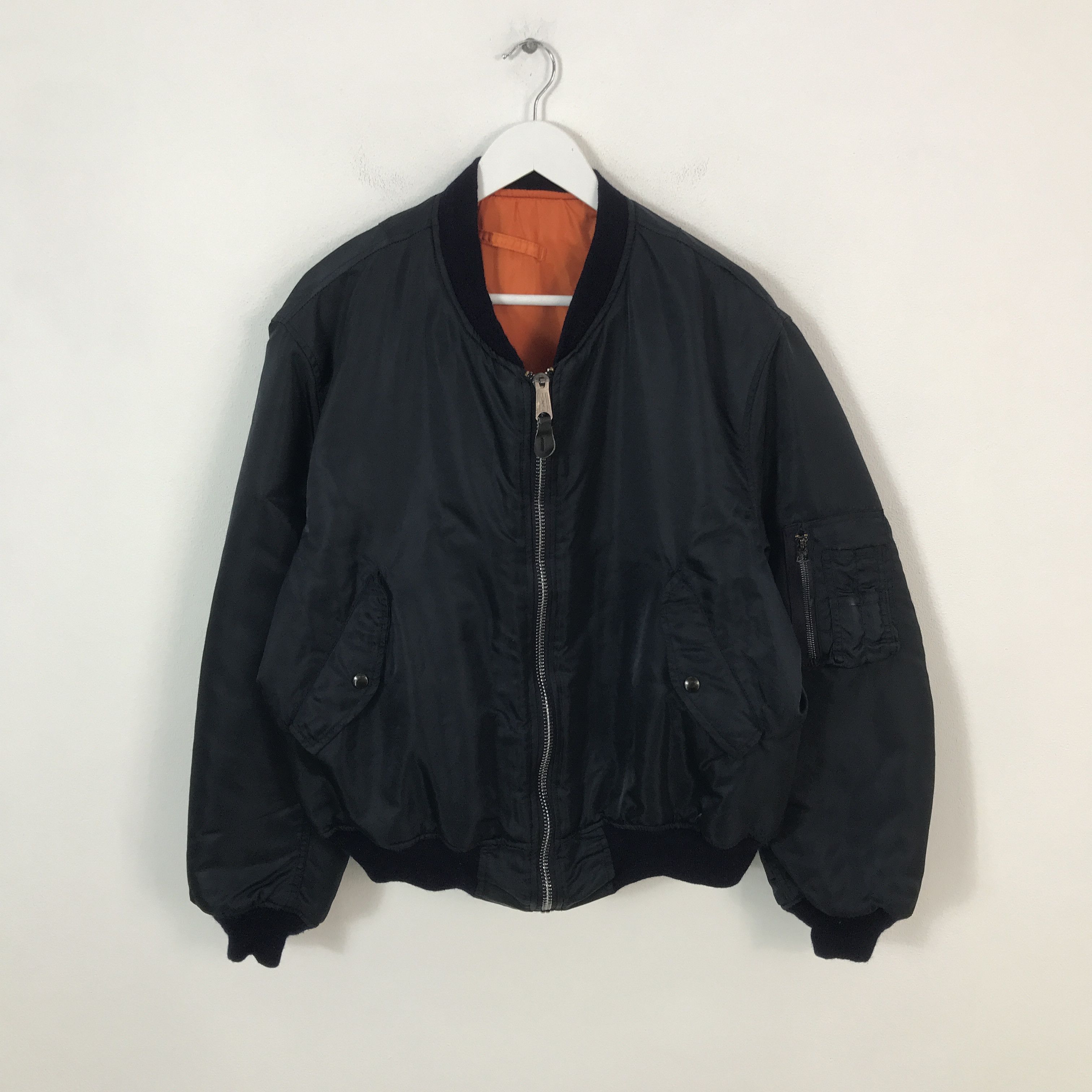 Vintage Vtg flyer's man intermediate Ma-1 Bomber jacket Size US XL / EU 56 / 4 - 1 Thumbnail