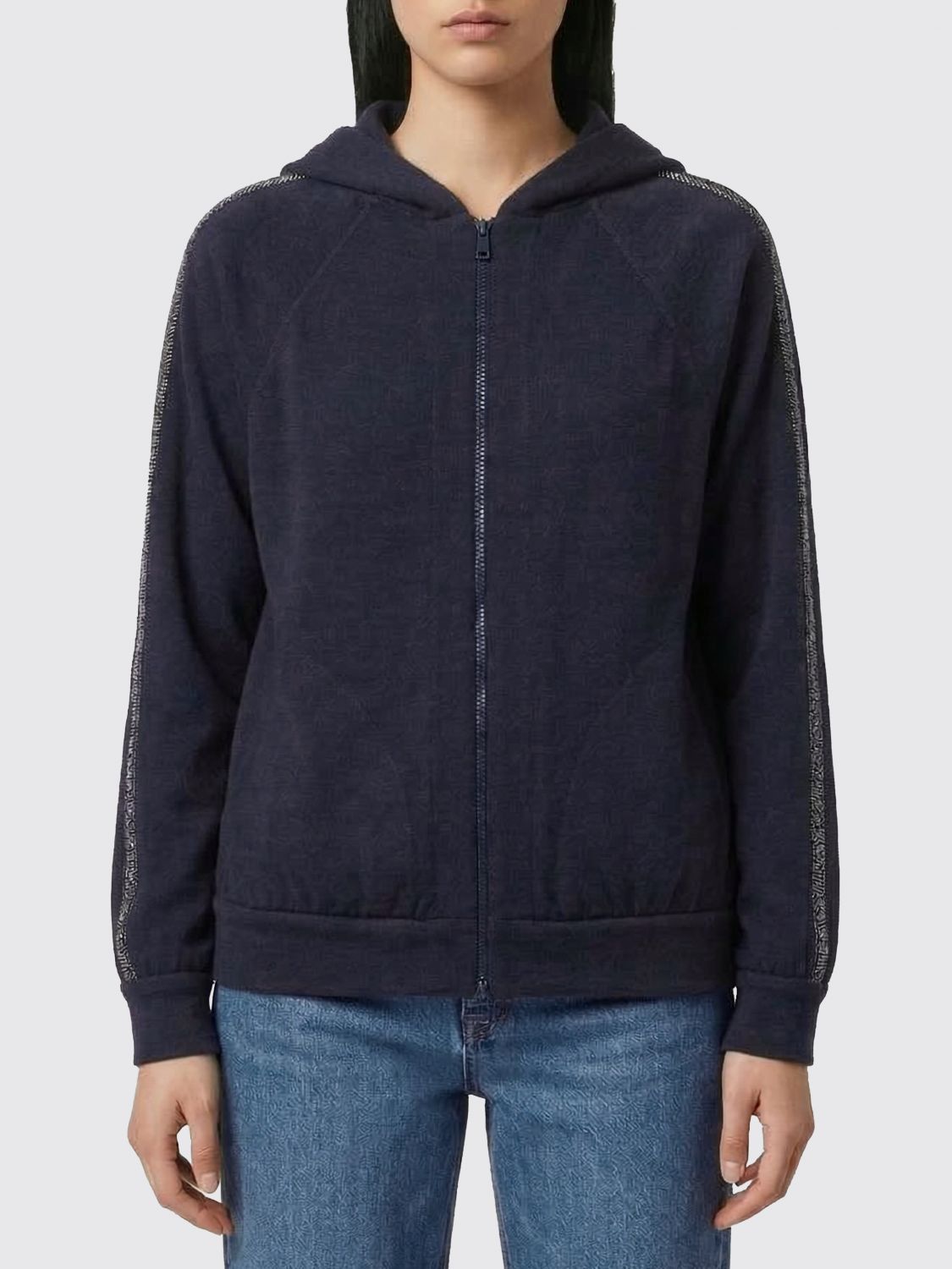 Brunello Cucinelli Brunello Cucinelli Sweatshirt Woman Grey Size M / US 6-8 / IT 42-44 - 1 Thumbnail