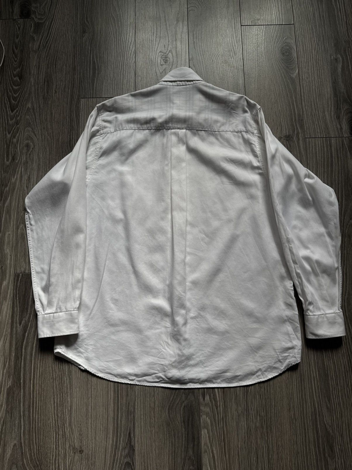 Burberry Burberry White Checkered Shirt Size US L / EU 52-54 / 3 - 7 Thumbnail