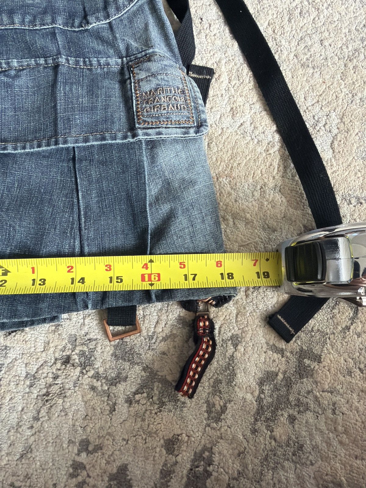 Marithe + Francois Girbaud Denim Multi Pocket Accessory Skirt Size 26" / US 2 / IT 38 - 13 Thumbnail