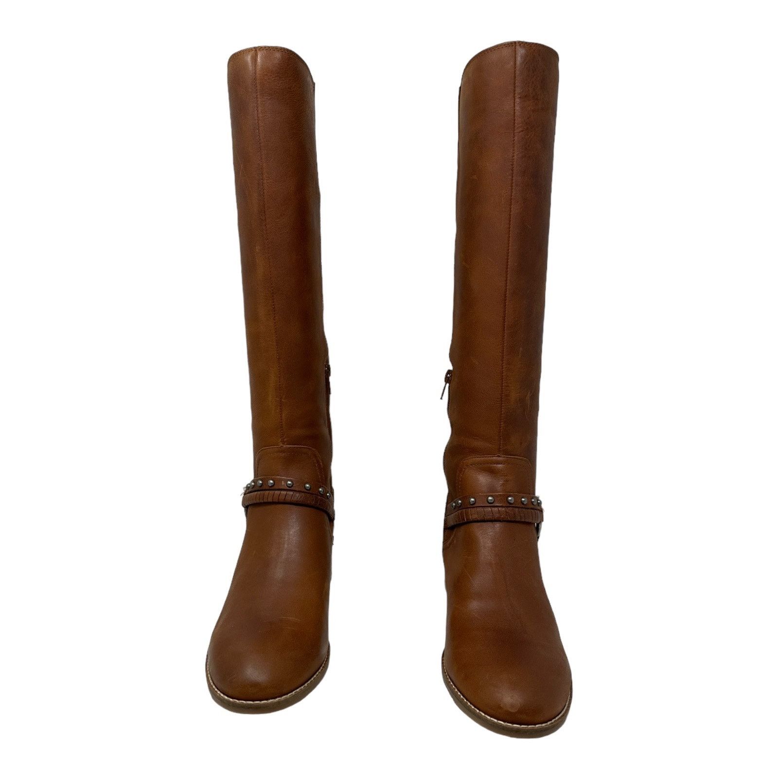 Lucky Brand Lucky Brand Brown Leather Karesi Equestrian Boot size 9.5 Size US 9.5 / IT 39.5 - 15 Thumbnail