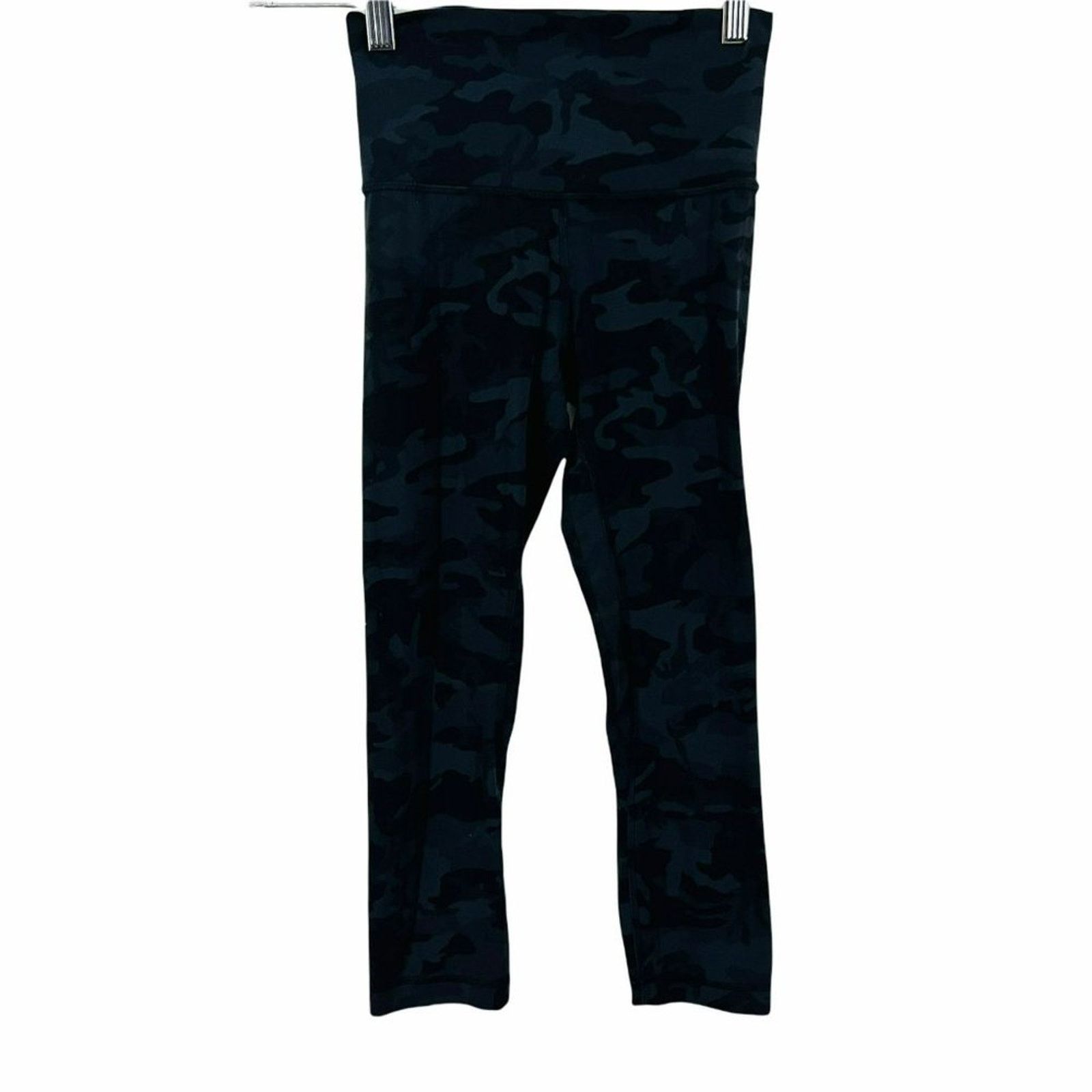 Lululemon Lululemon Align High Rise Crop 21" Deep Coal Camo Leggings 4 Size 27" / US 4 / IT 40 - 5 Thumbnail