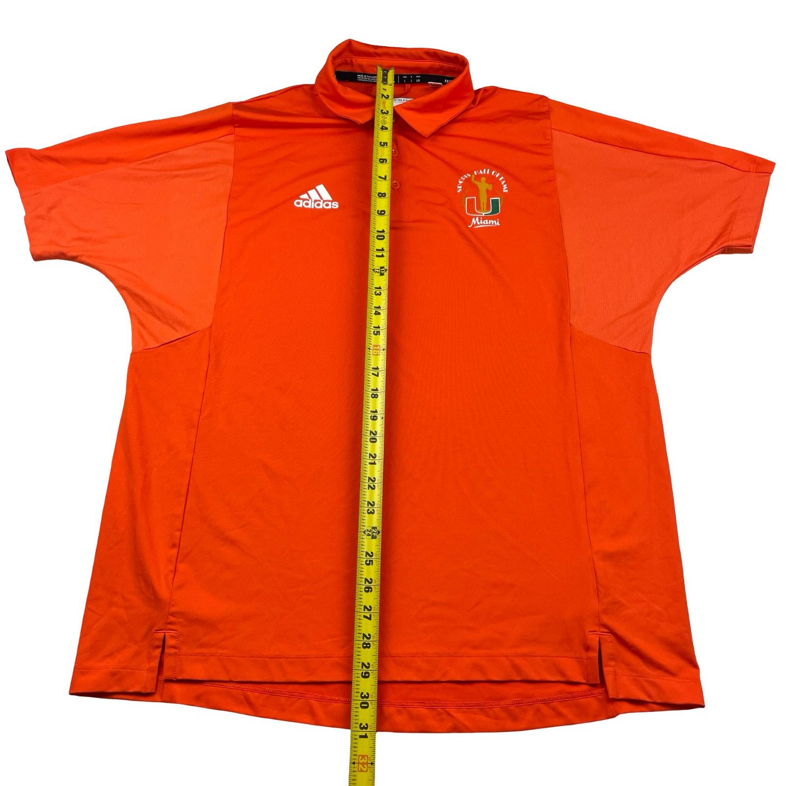 Adidas Miami Hurricanes Sports Hall Of Fame x Adidas Men’s Polo Shi Size US L / EU 52-54 / 3 - 7 Thumbnail