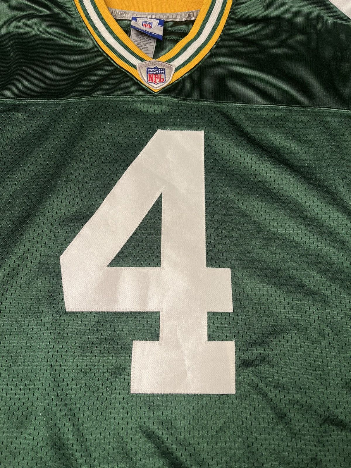 Reebok Reebok NFL Green Bay Packers Brett Farve Stitched Jersey Size US XXL / EU 58 / 5 - 2 Thumbnail
