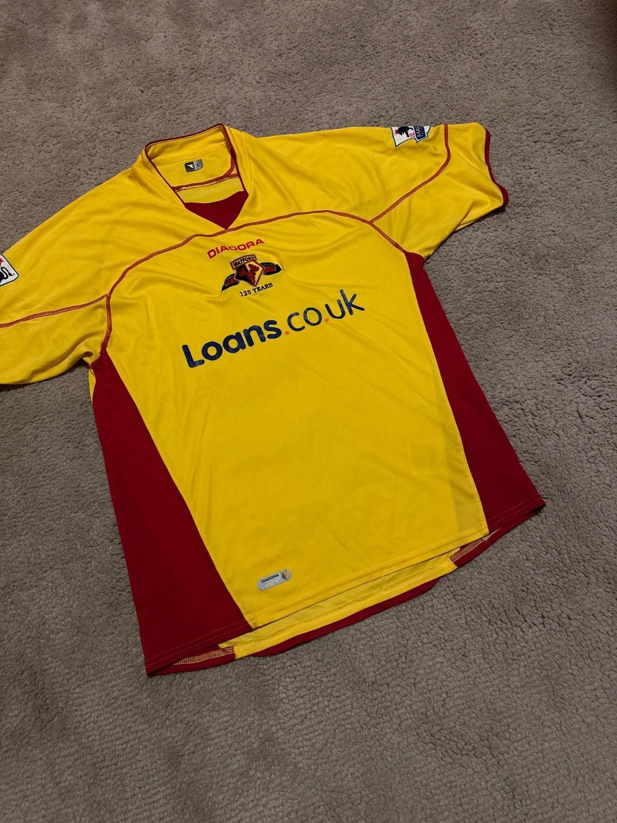 Diadora Diadora Watford Fc 2006/07 Home Football Shirt Soccer Jersey Size US L / EU 52-54 / 3 - 2 Thumbnail
