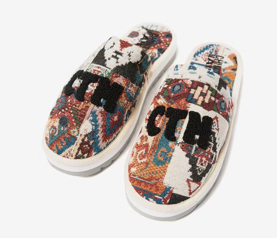 Market SIZE SMALL CHINATOWN MARKET PATCHWORK “HOTEL SLIPPERS” Size US 8 / EU 41 - 1 Thumbnail