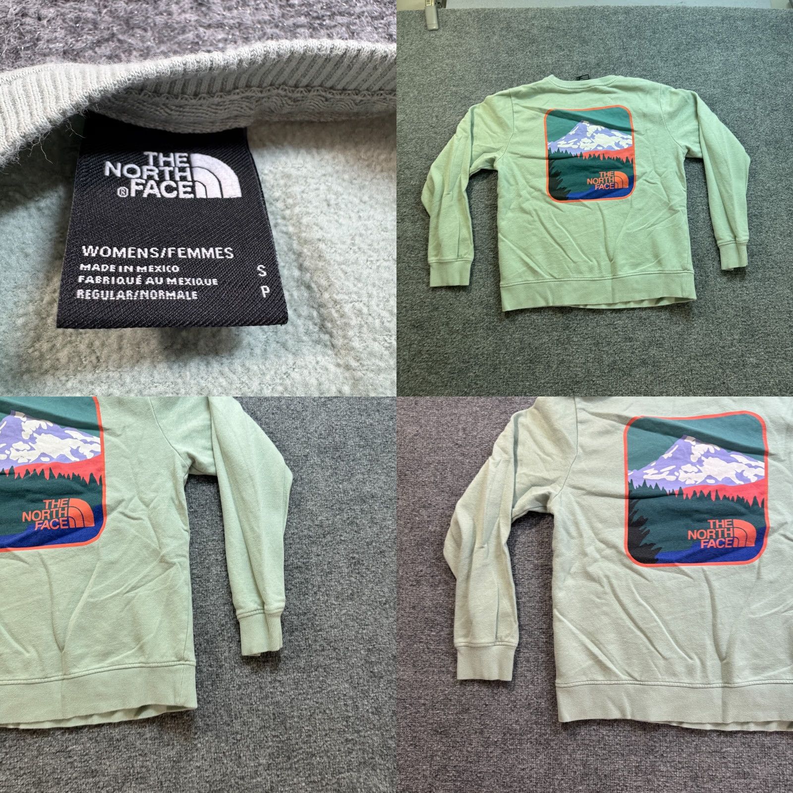 The North Face THE NORTH FACE Sweatshirt Womens Medium Half Dome Green Lightweight Pullover Size M / US 6-8 / IT 42-44 - 8 Thumbnail