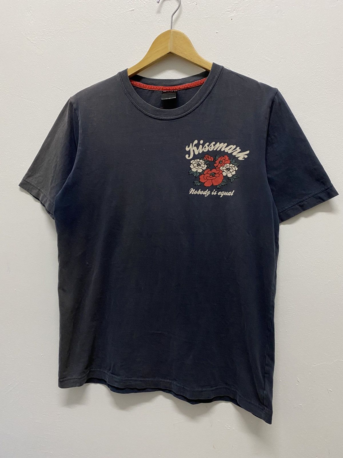 Japanese Brand Vintage Japanese Sukajan Girl Brand Kissmark T-Shirt Size US L / EU 52-54 / 3 - 8 Thumbnail
