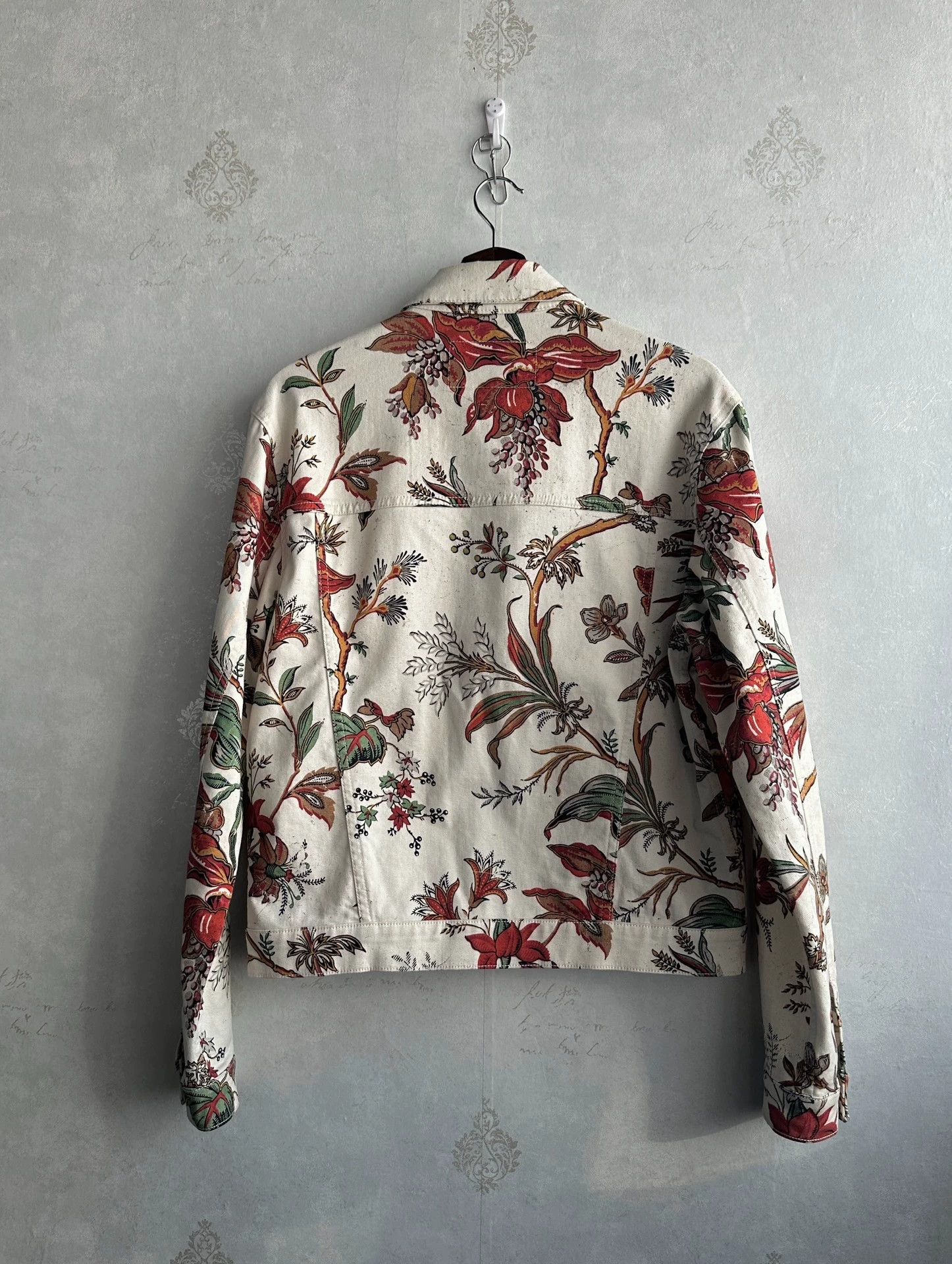 Alexander McQueen Alexander McQueen floral denim jacket Size US L / EU 52-54 / 3 - 2 Thumbnail