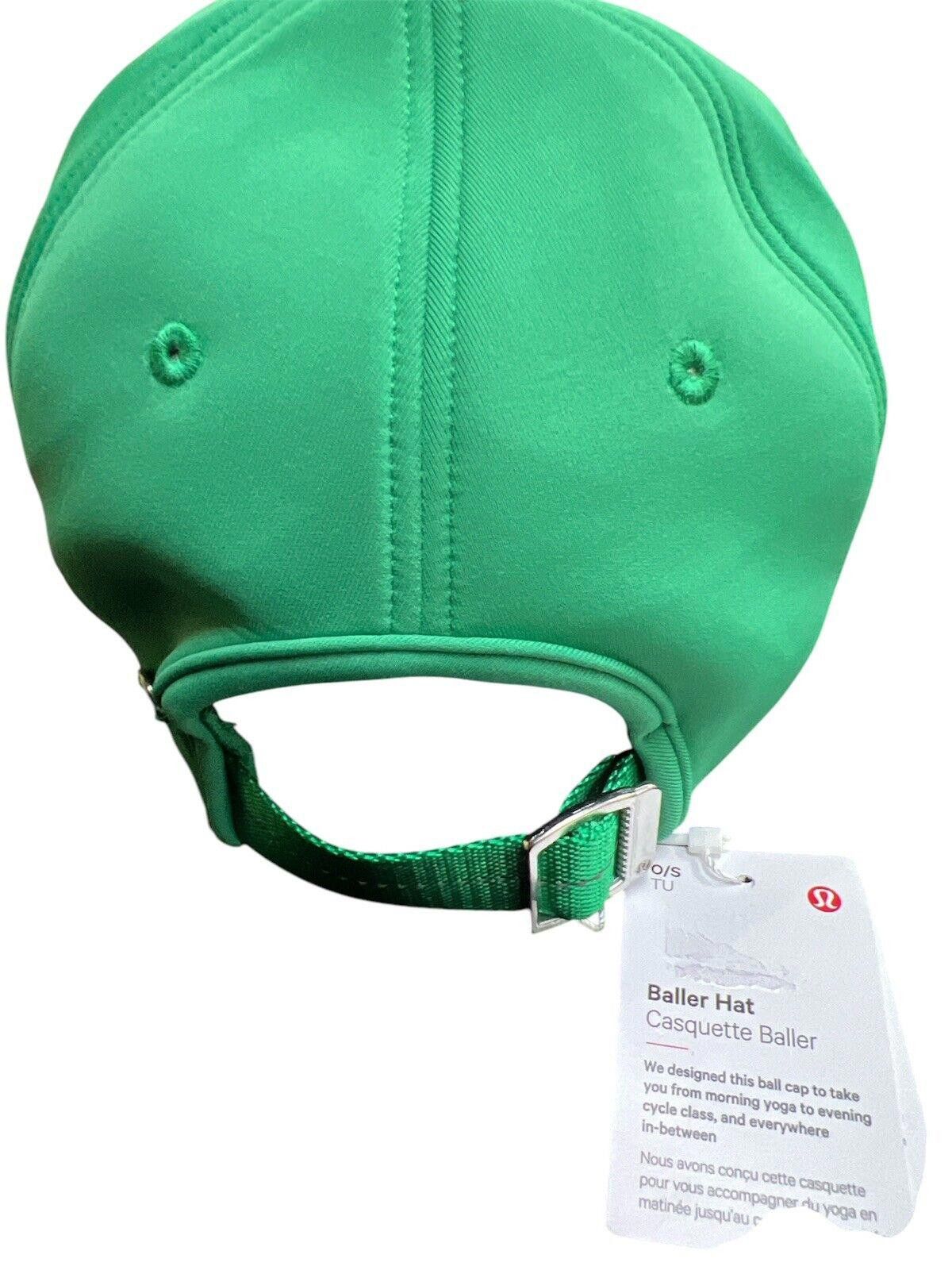 Designer Lululemon Baller Hat Aquila Green Strap Back Running Size ONE SIZE - 3 Thumbnail