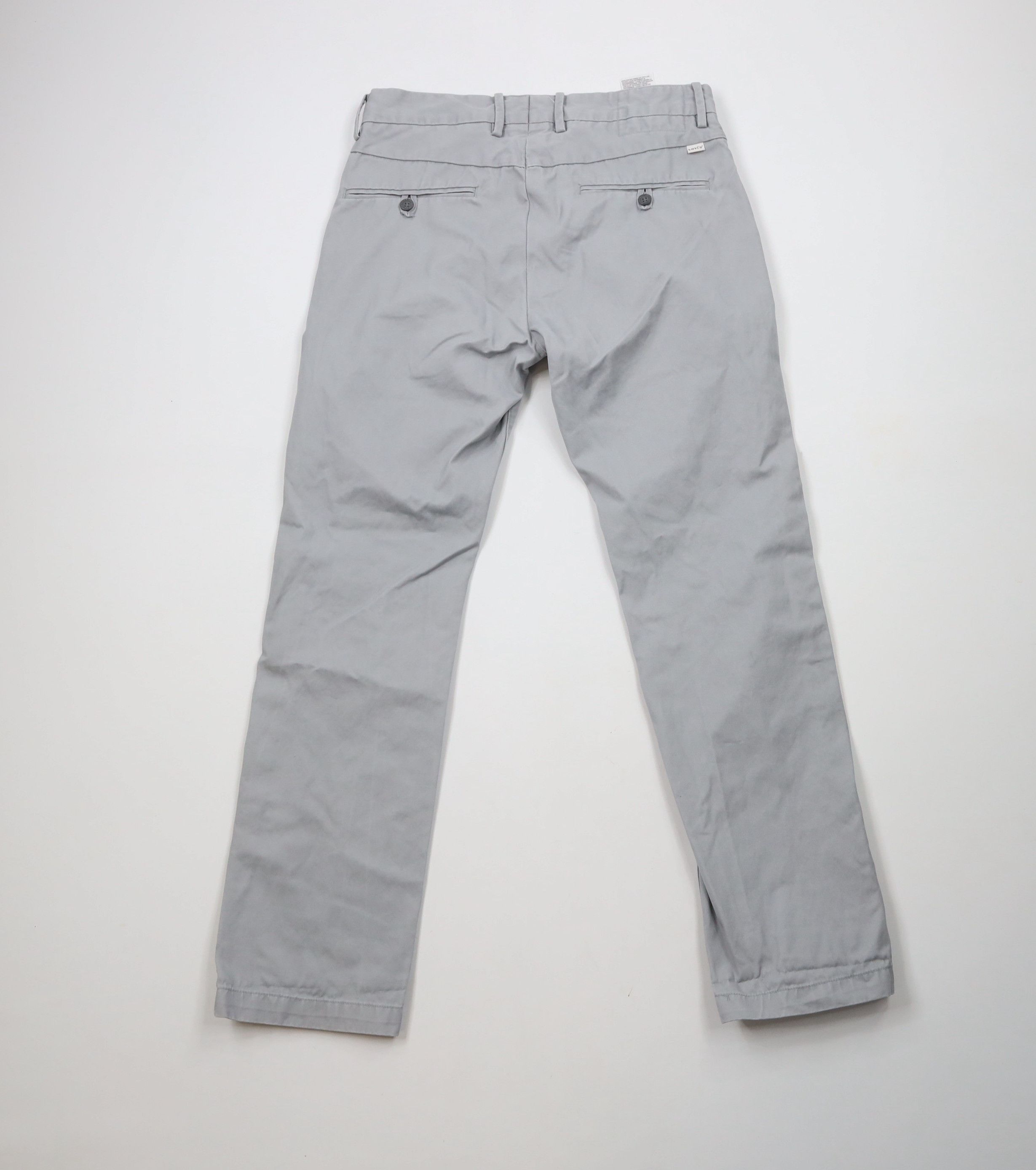 Levi's × Vintage Vintage Y2K Levis Straight Leg Chino Pants Gray Cotton Size US 32 / EU 48 - 10 Thumbnail