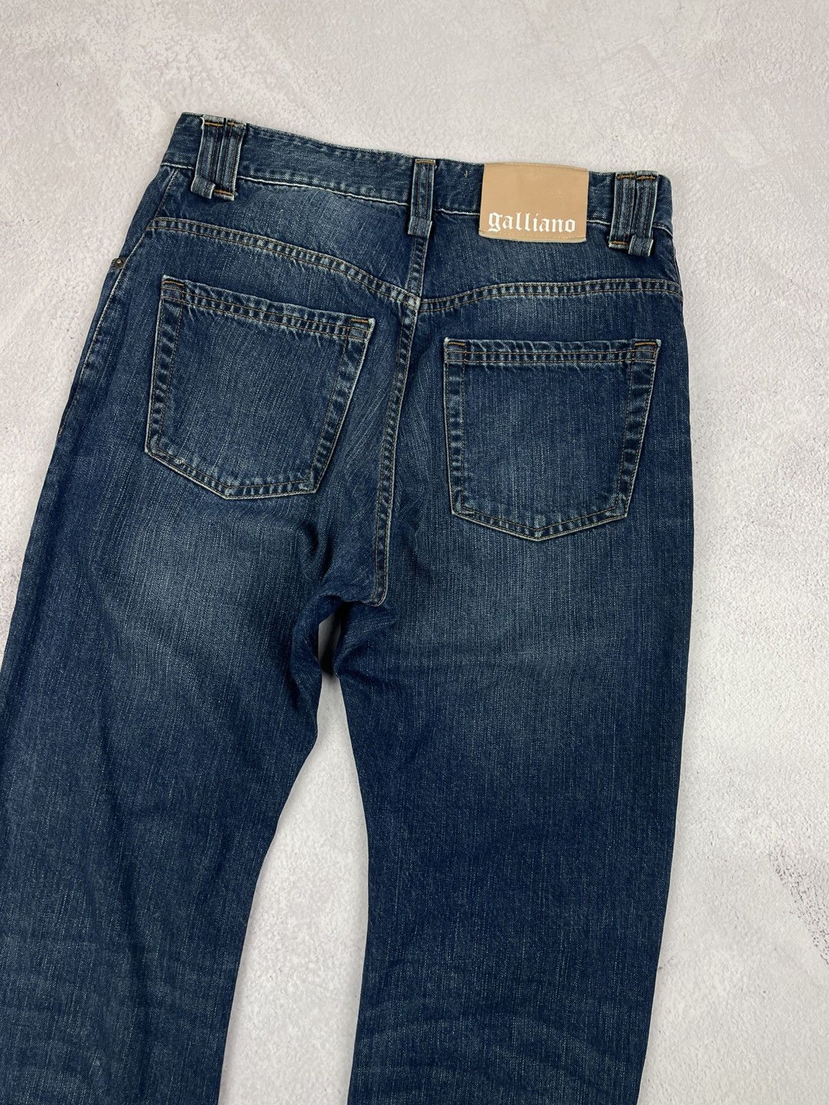 John Galliano × Vintage John Galliano Mens Vintage Pants Jeans Blue Size 32/46 Size US 32 / EU 48 - 5 Thumbnail
