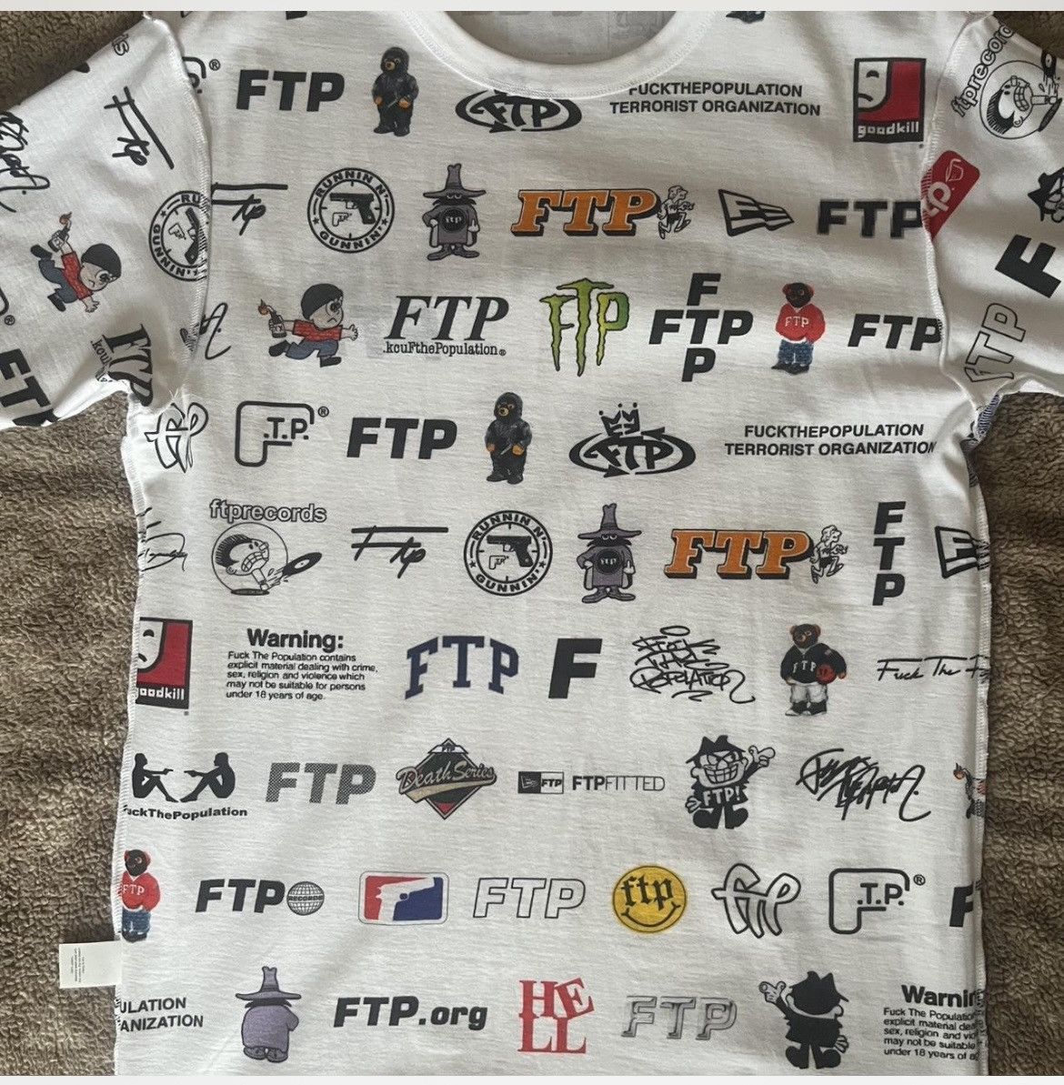 Fuck The Population FTP 13 year Anniversary Tee Size US M / EU 48-50 / 2 - 1 Thumbnail