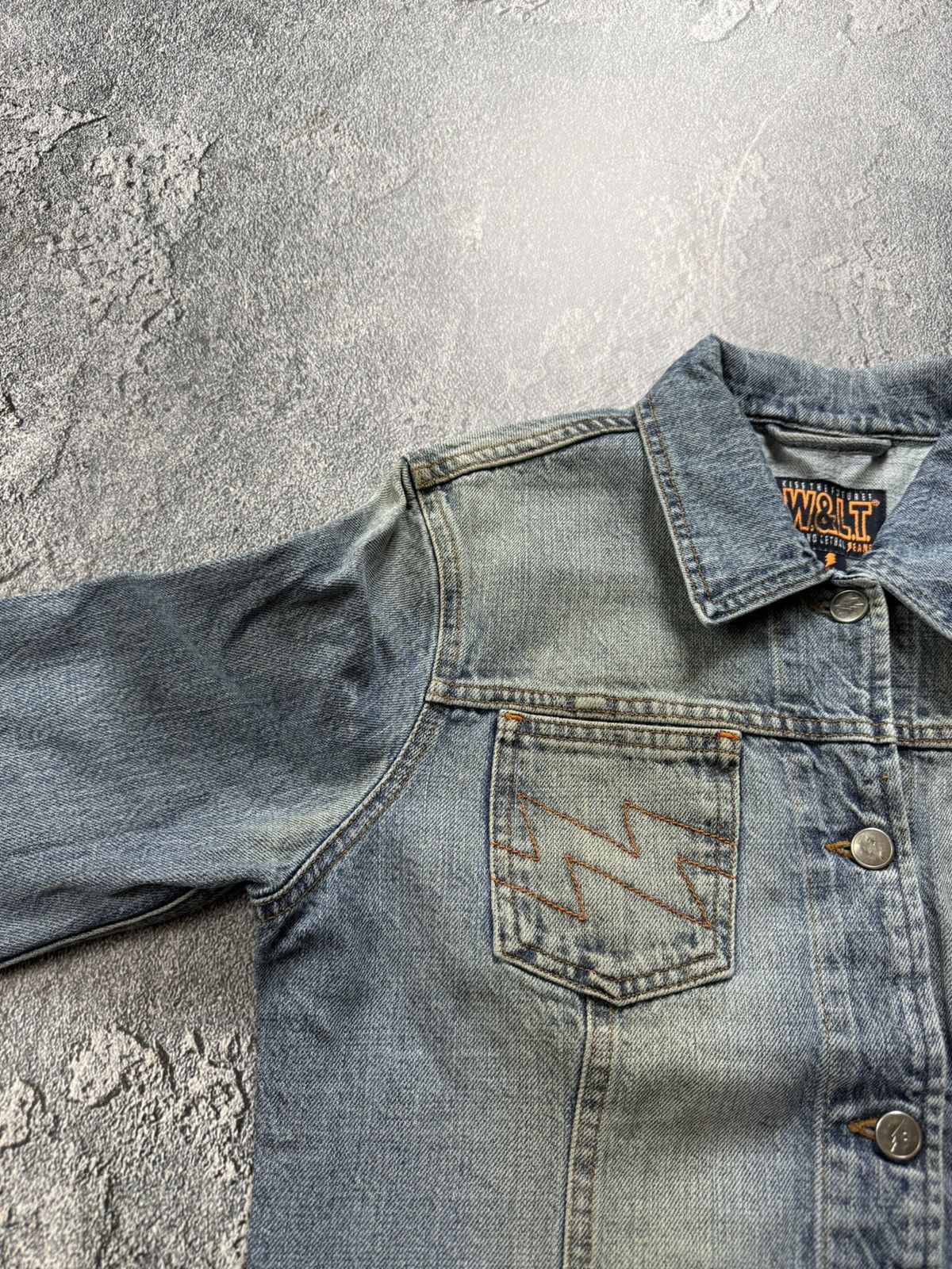 Walter Van Beirendonck Walter Van Beirendonck Wlt Kiss The Future Fade Denim Jacket Size M / US 6-8 / IT 42-44 - 10 Thumbnail