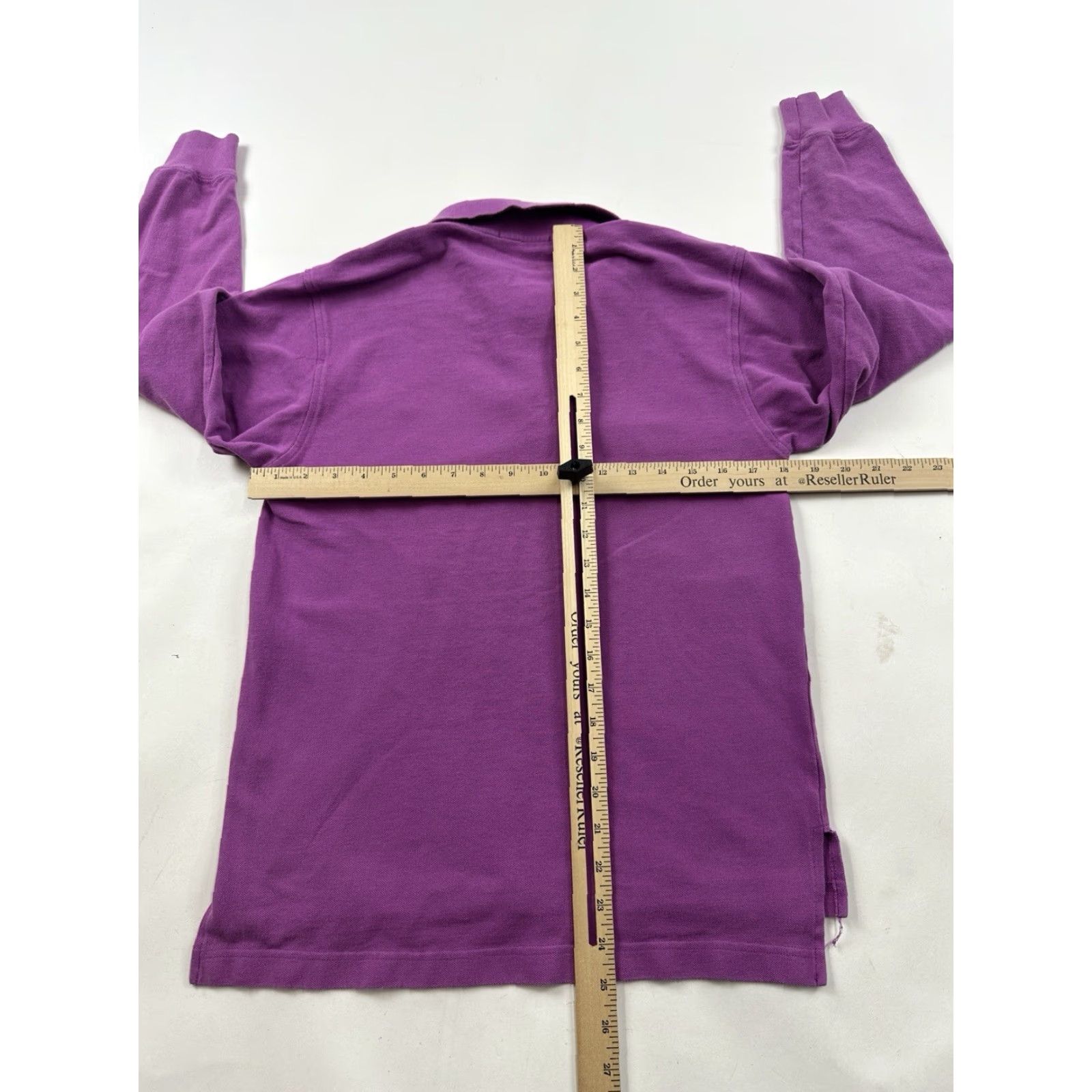 Vintage VINTAGE Giordano Shirt Womens Medium Purple Polo Long Sleeve Collared Ladies Size M / US 6-8 / IT 42-44 - 4 Thumbnail