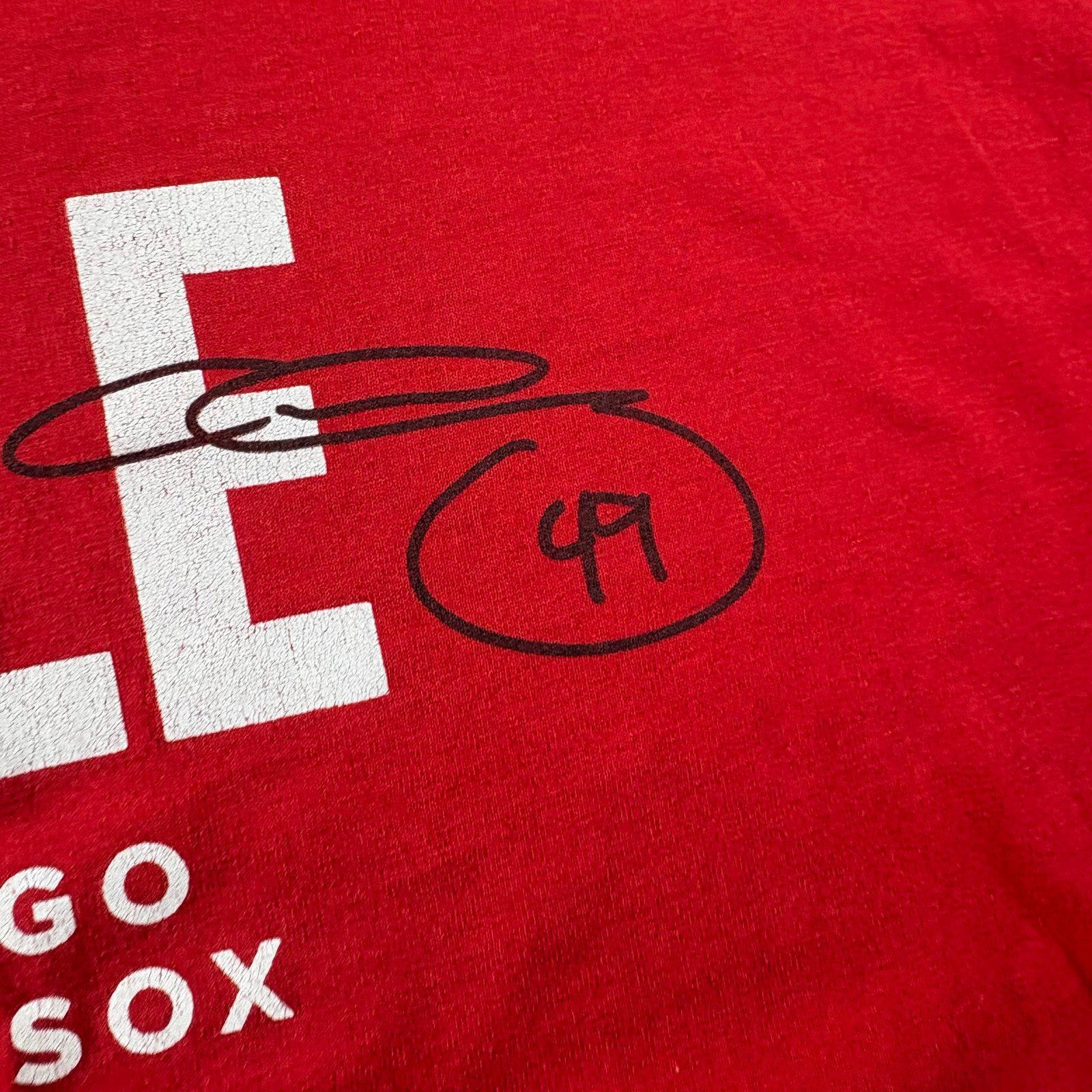 Jerzees Y2K Chris Sale baseball shirt Size US XL / EU 56 / 4 - 4 Thumbnail