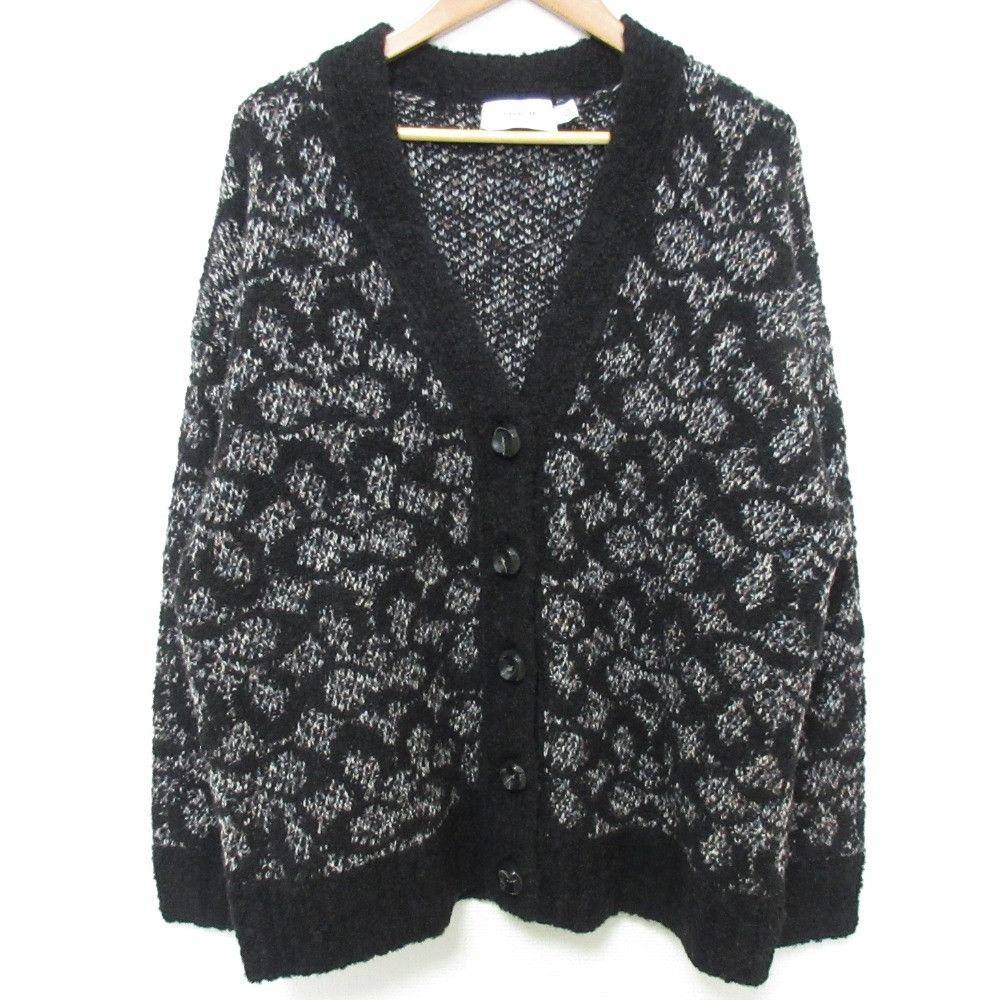 Coach Coach Coach Signature Wool Cardigan Textile Tops CD486 DUTY FREE for USA Size ONE SIZE - 1 Thumbnail