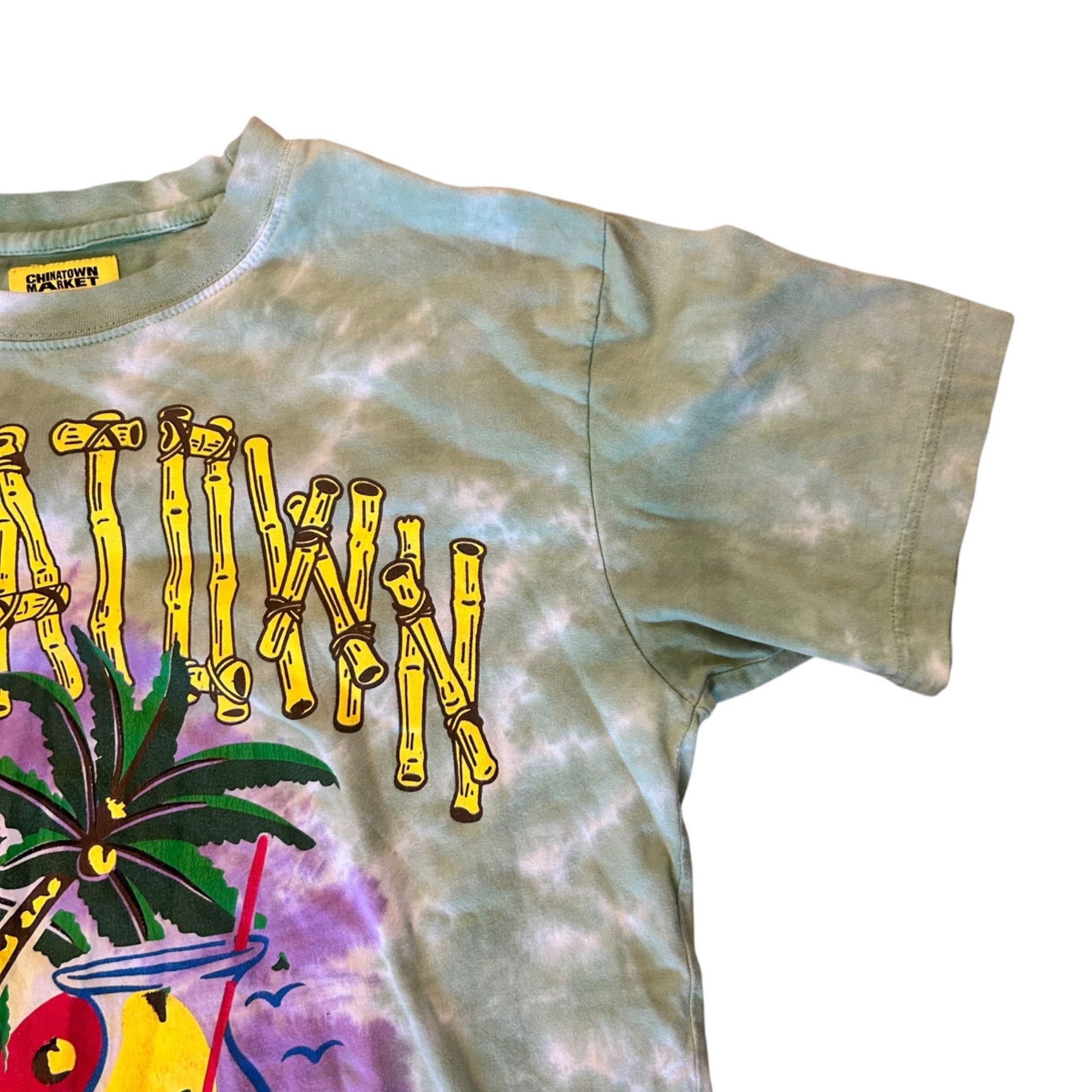 Urban Outfitters Chinatown Market Tie Dye Tee Tropical Graphic Tee M Size US M / EU 48-50 / 2 - 2 Thumbnail