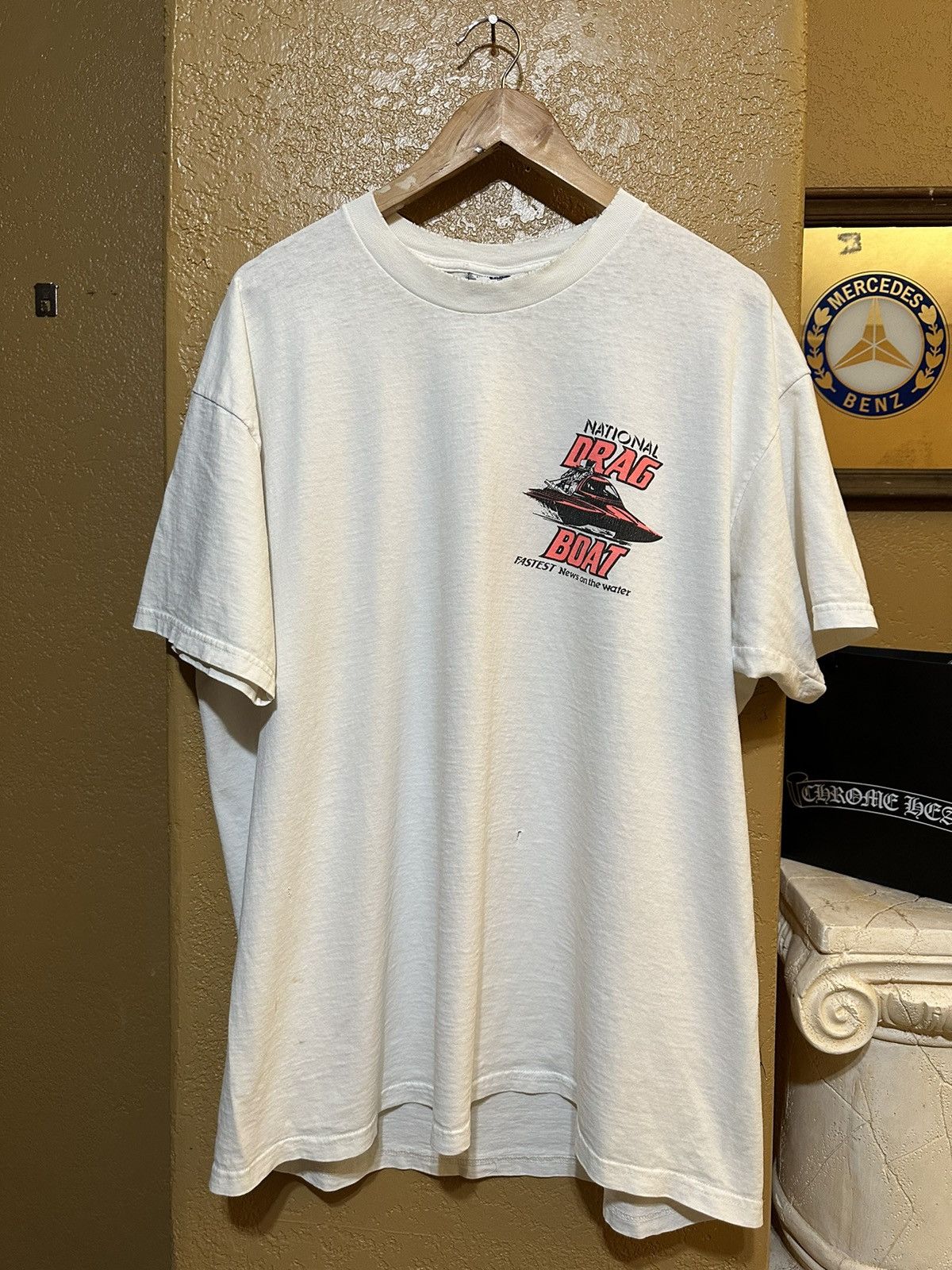 4GSELLER × Vintage 🇺🇸 Vintage 90s NATIONAL DRAG BOAT T Shirt USA Size US XL / EU 56 / 4 - 2 Thumbnail