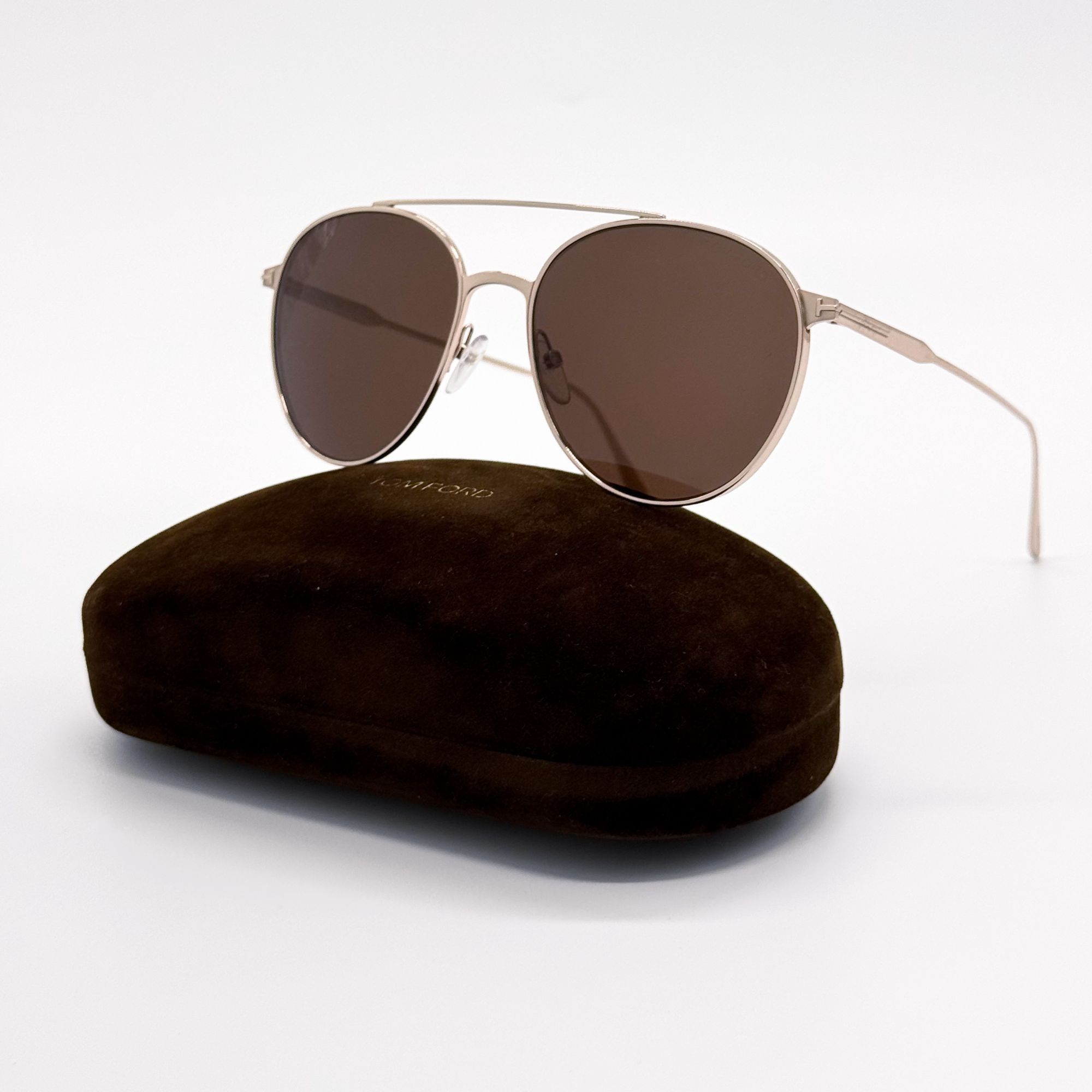 Tom Ford NEW TOM FORD TOMASSO SUNGLASSES TF691 28E GOLD FT0691 Size ONE SIZE - 1 Thumbnail